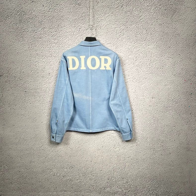 Dior Dior Light blue old shirt jacket 2502-Nextarrow Size US M / EU 48-50 / 2 - 2 Thumbnail