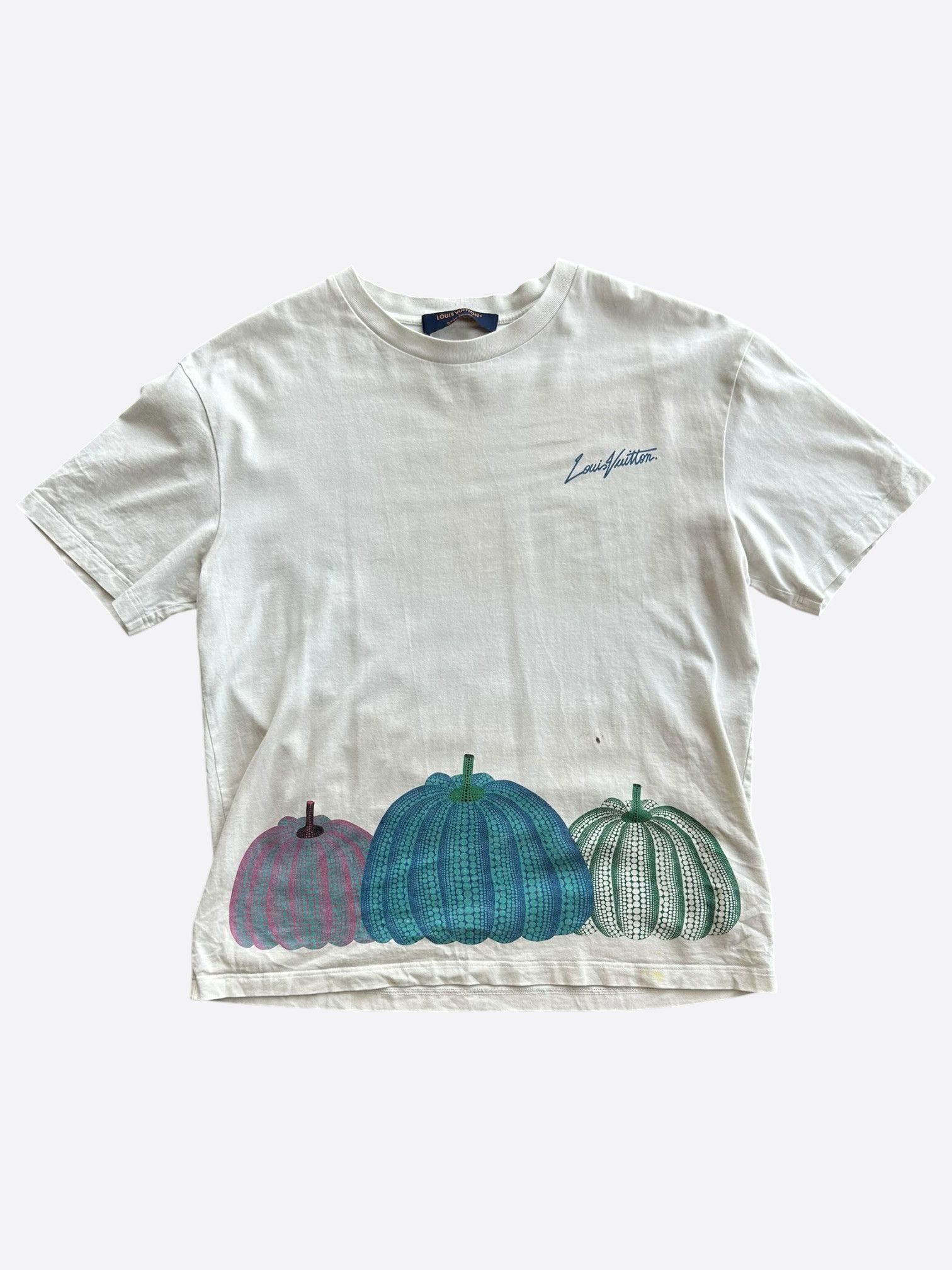 Louis Vuitton White & Multicolor Pumpkin T-Shirt