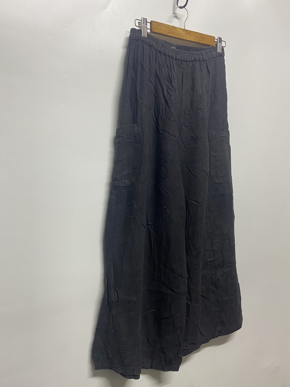 Japanese Brand Ethnic Label Japanese Brand Drawstring Wide Leg Pocket Size 28" / US 6 / IT 42 - 5 Thumbnail