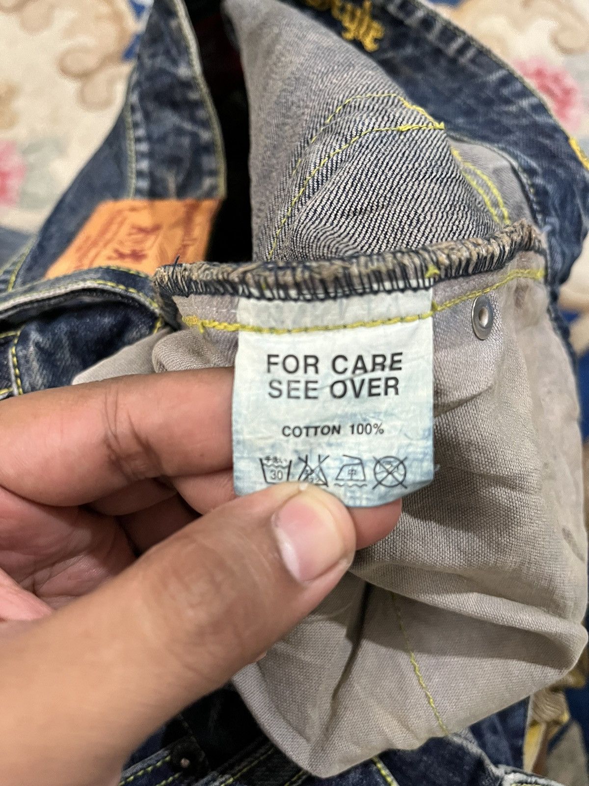 POST ARCHIVE FACTION (PAF) Vintage Wholenine Denim Style Splatter jeans Size US 36 / EU 52 - 12 Thumbnail