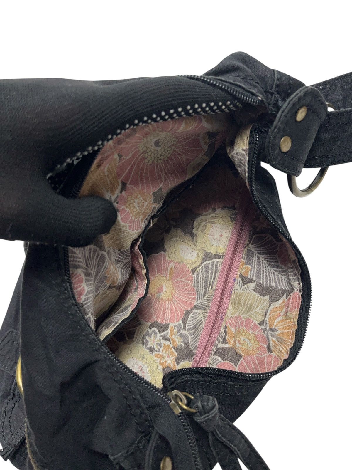 Vintage Vintage y2k Crossbody Bag Diesel Style Multi Pocket Size ONE SIZE - 4 Thumbnail