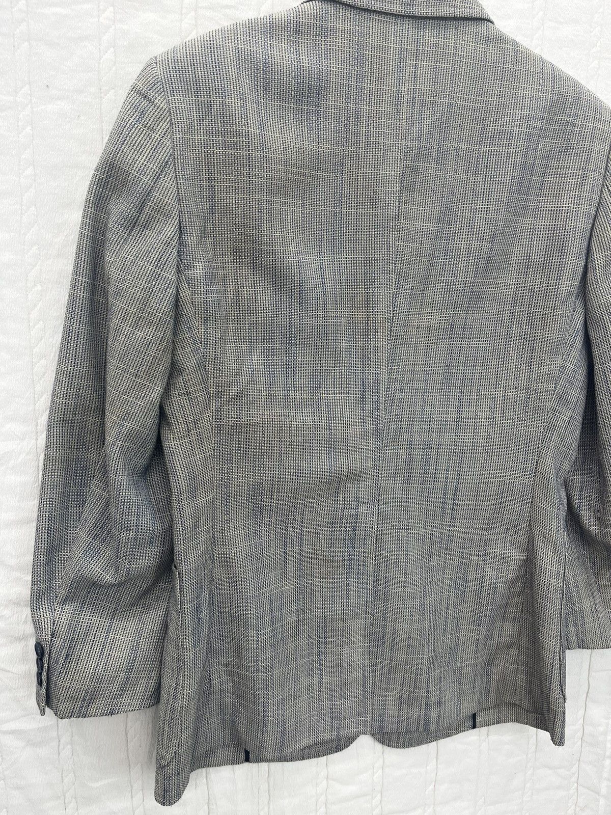 Burberry Prorsum × Designer × Vintage ARCHIVE💥VTG BURBERRY PRORSUM HAIR-CLOTH BLAZER Size US M / EU 48-50 / 2 - 5 Thumbnail