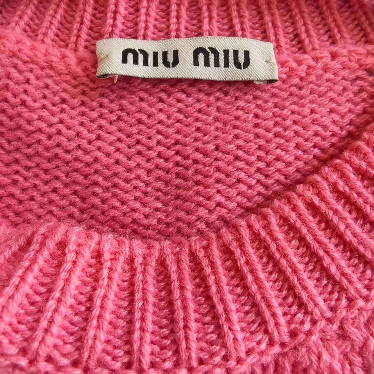 Miu Miu Miu Miu Pink Sweater 36 99 Size XS / US 0-2 / IT 36-38 - 3 Thumbnail