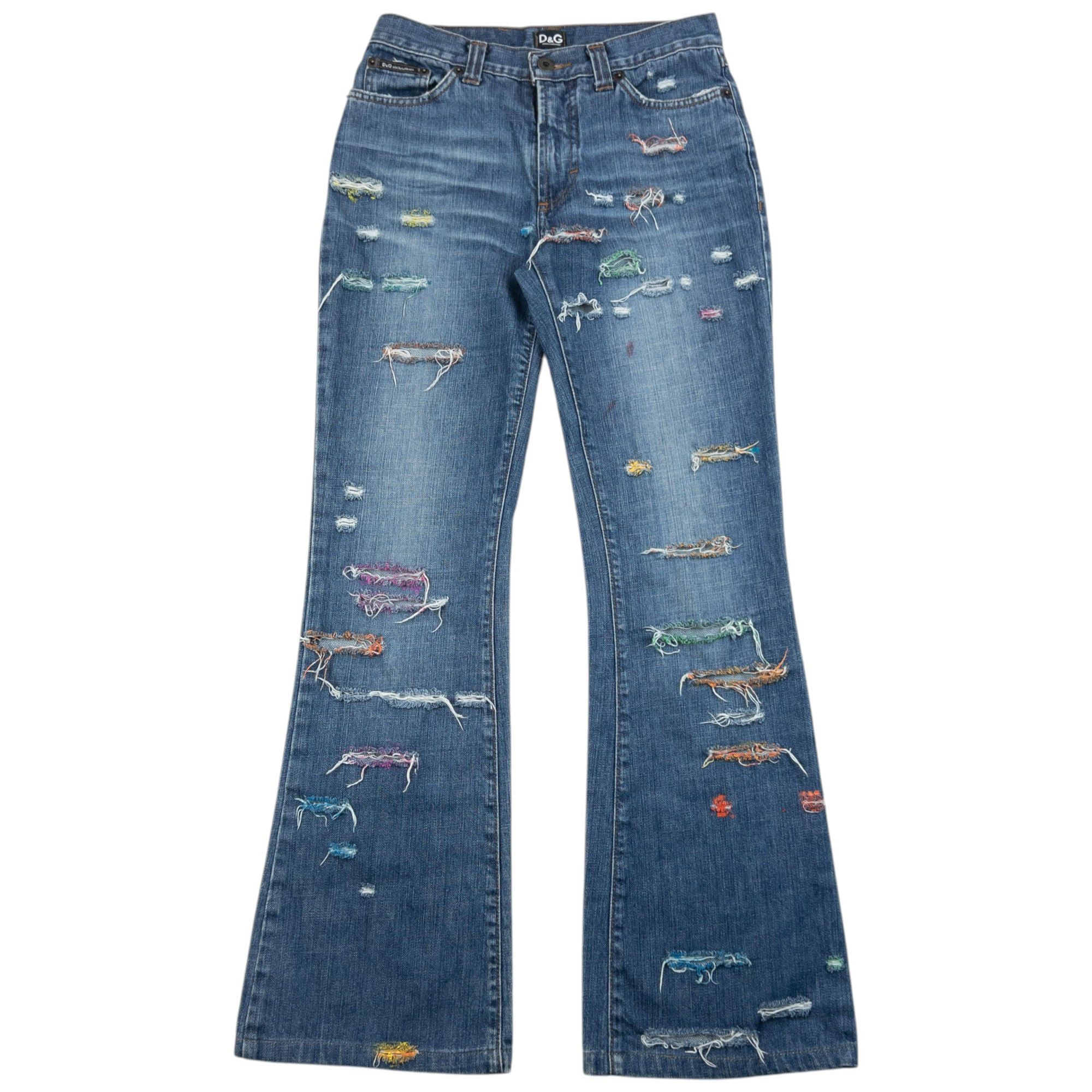Dolce & Gabbana Dolce & Gabbana Spring 2002 Butterfly Jeans | Grailed
