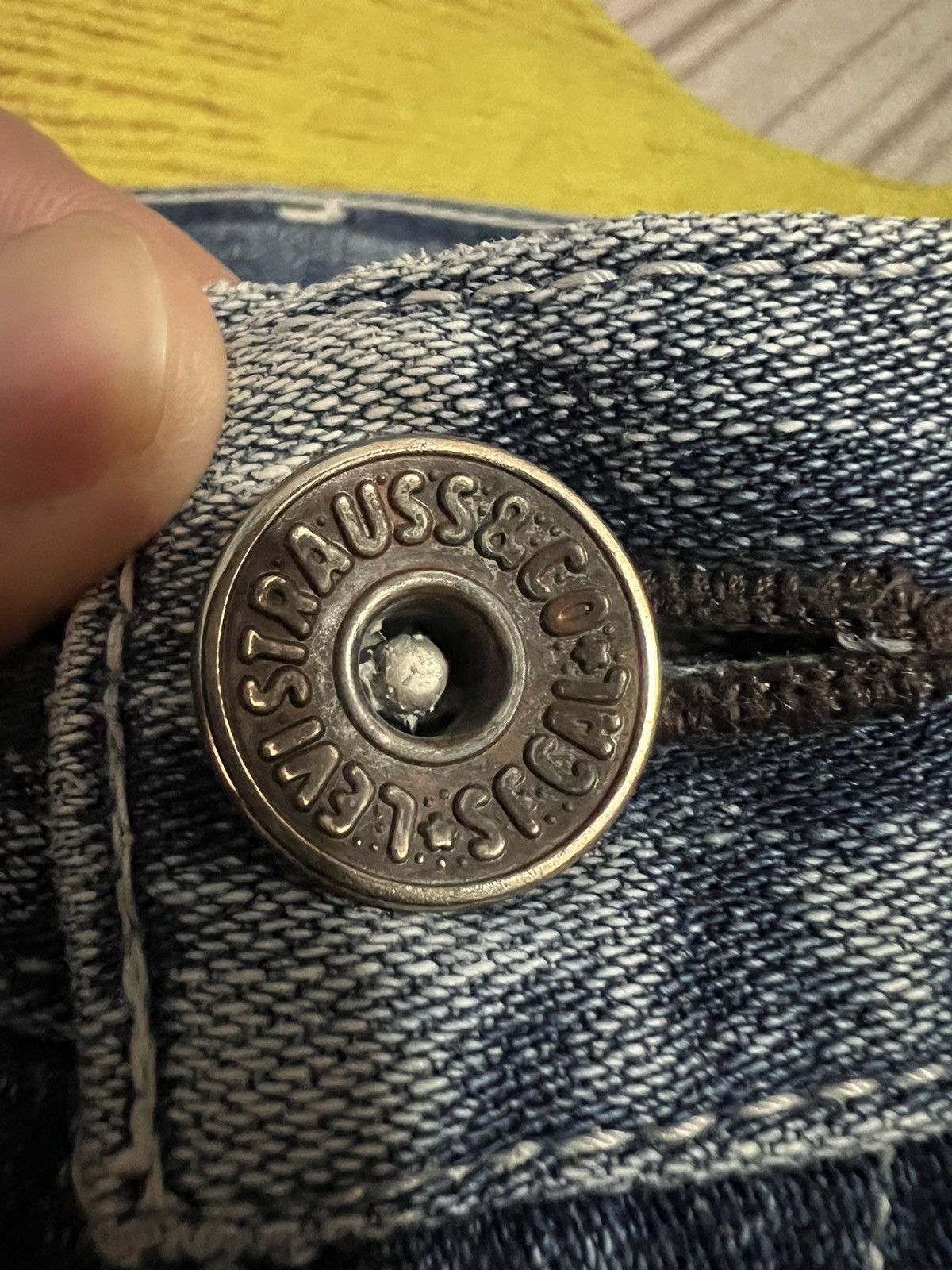 Levi's × Levi's Vintage Clothing Vintage Levis 503 Distressed Short Jeans Size US 30 / EU 46 - 8 Thumbnail