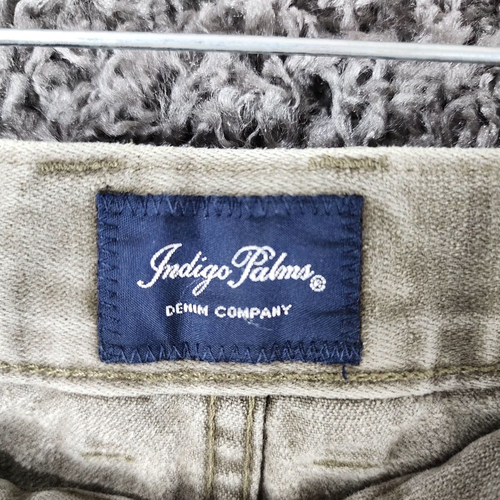 Vintage INDIGO PALMS Mens Classic Straight Jeans Size 35x31 Blue Palm Theme Size US 35 - 3 Thumbnail