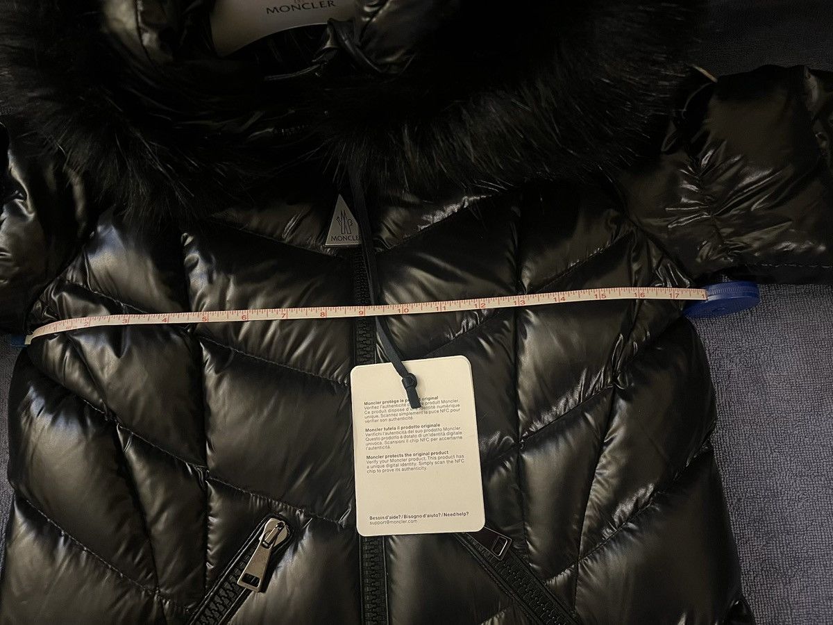 Moncler MONCLER FULMARUR GIUBBOTTO faux fur collar coat SZ-4 Size S / US 4 / IT 40 - 17 Thumbnail