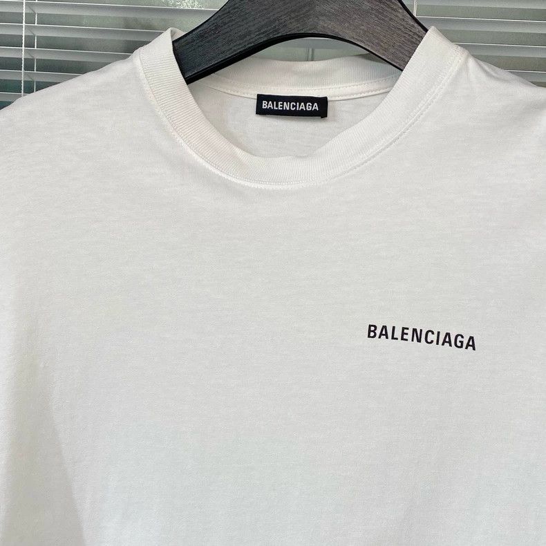 Balenciaga Balenciaga Letter print logo white short sleeves 2503-Nexta Size US S / EU 44-46 / 1 - 3 Thumbnail