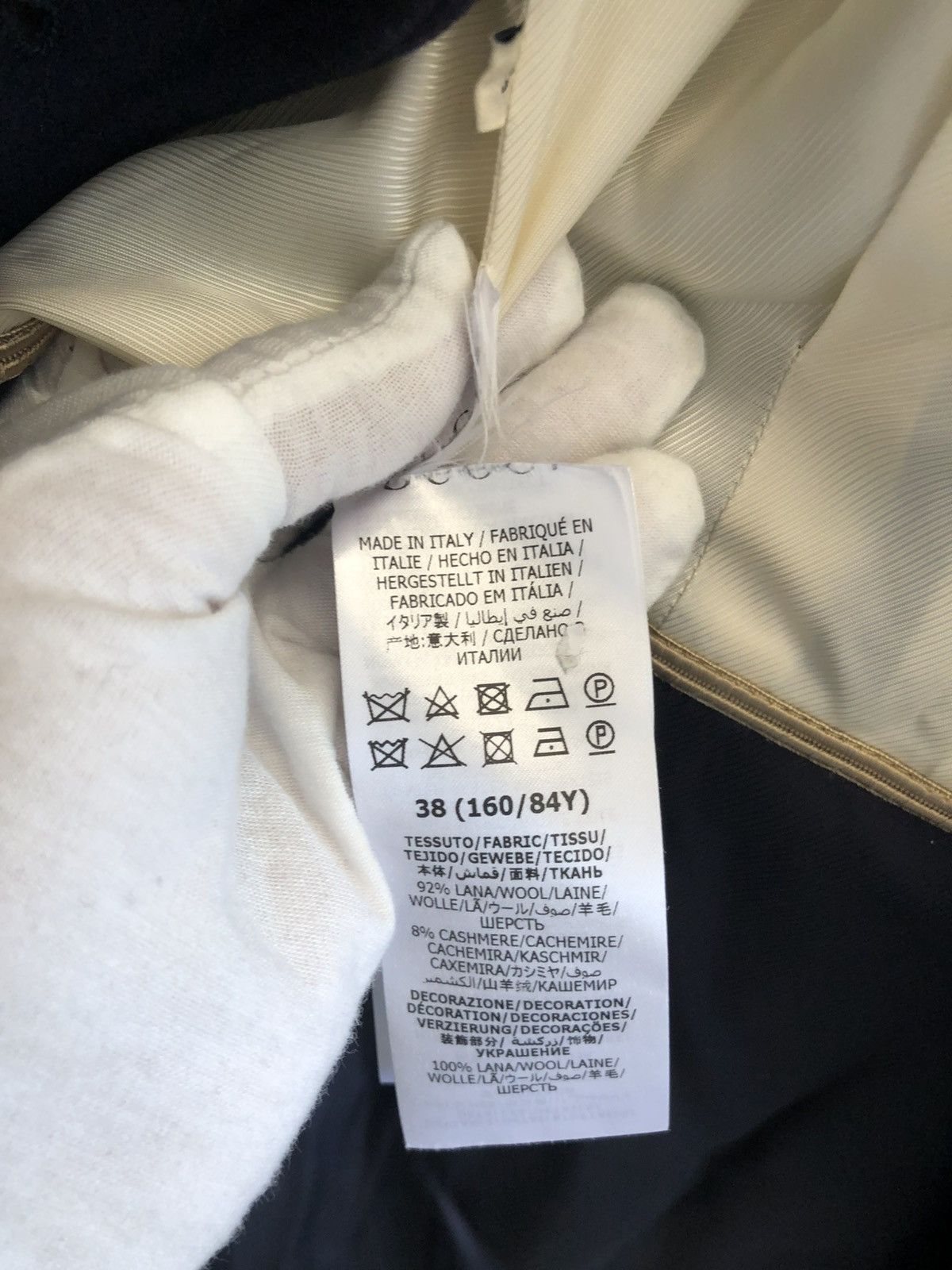 Gucci Gucci wool 5000$ navy military Embroidery Wool Overcoat 38R Size US S / EU 44-46 / 1 - 6 Thumbnail