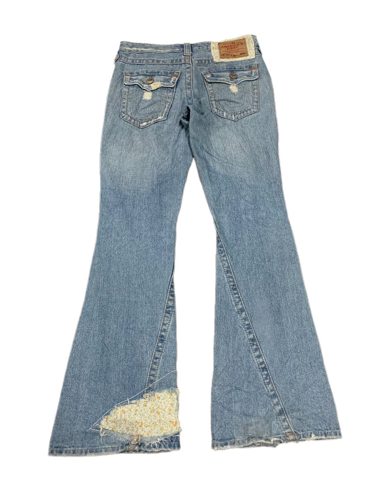 Hysteric Glamour FLARE dope patchwork designer inspired jeans denim Size US 29 - 2 Thumbnail