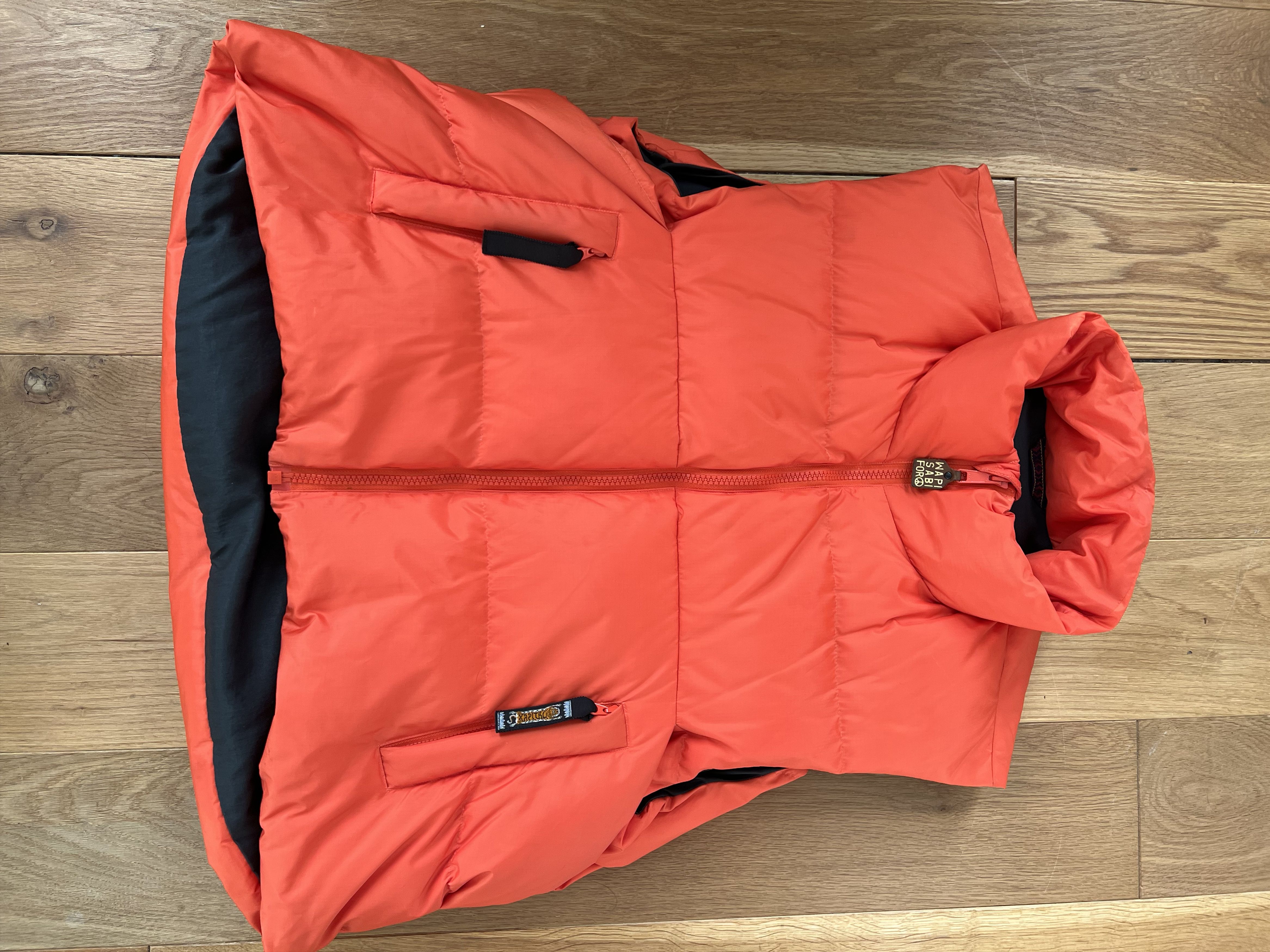 image of Kapital Burger-Keel Vest in Orange, Men's (Size XL)