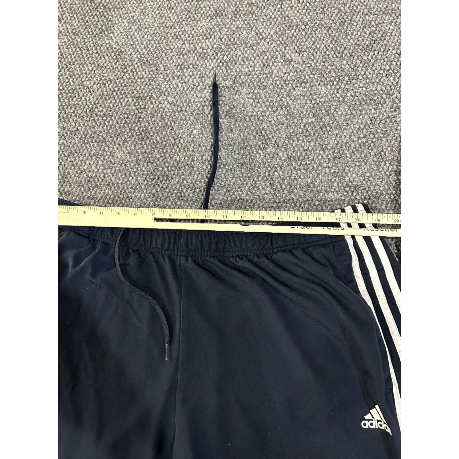 Adidas Adidas Track Pants Mens 2XL Blue Three Stripes Trefoil Athletic Casual Running Size US 39 - 5 Thumbnail