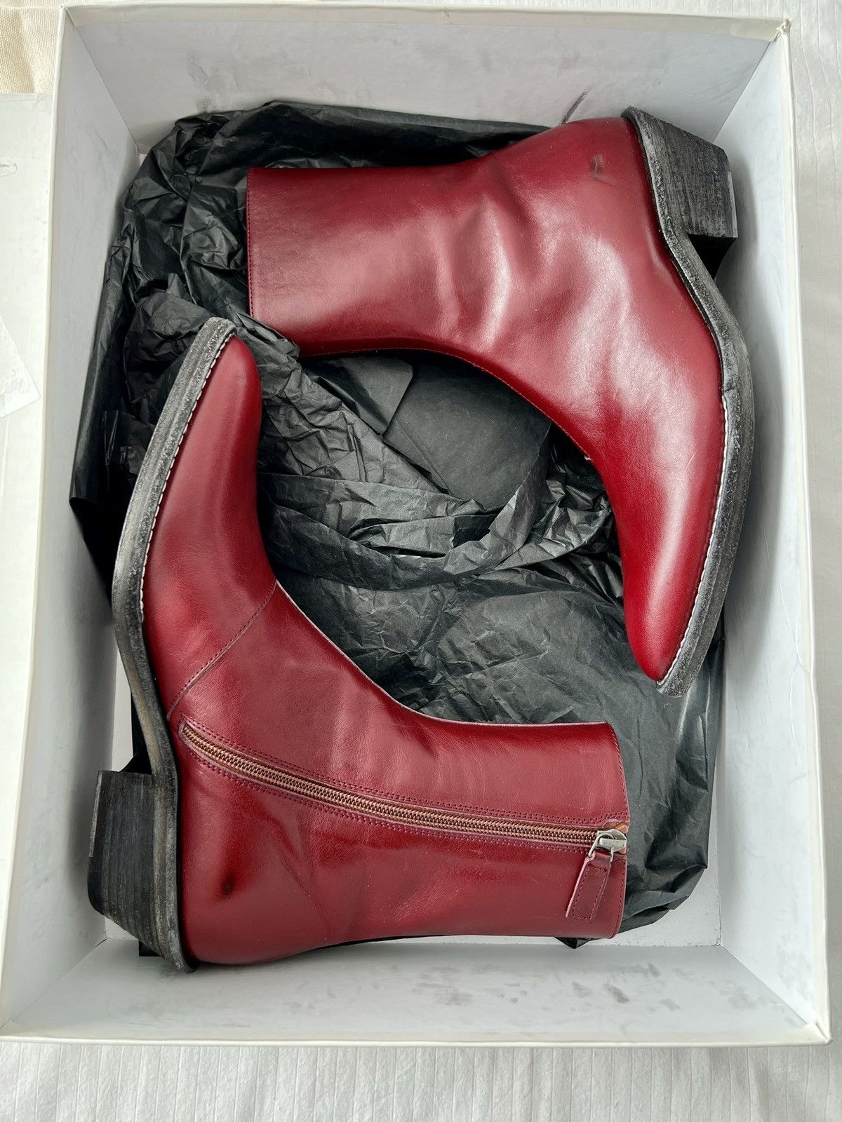 Haider Ackermann NEW Haider Ackermann RARE COLOR Ashkam Red Evening Boots 40 Size US 7 / EU 40 - 15 Thumbnail