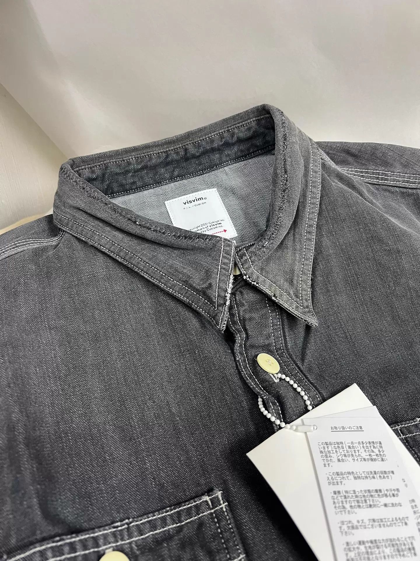 Visvim VISVIM 26SS LARRIKAN CRASH SHIRT BLACK Size US S / EU 44-46 / 1 - 2 Thumbnail