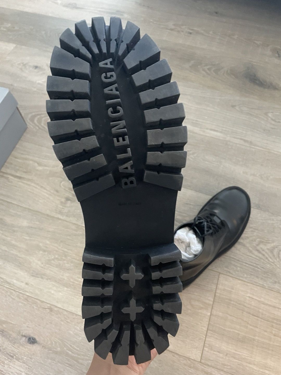 Balenciaga Strike Bootie L20 New Matt Smooth Calf