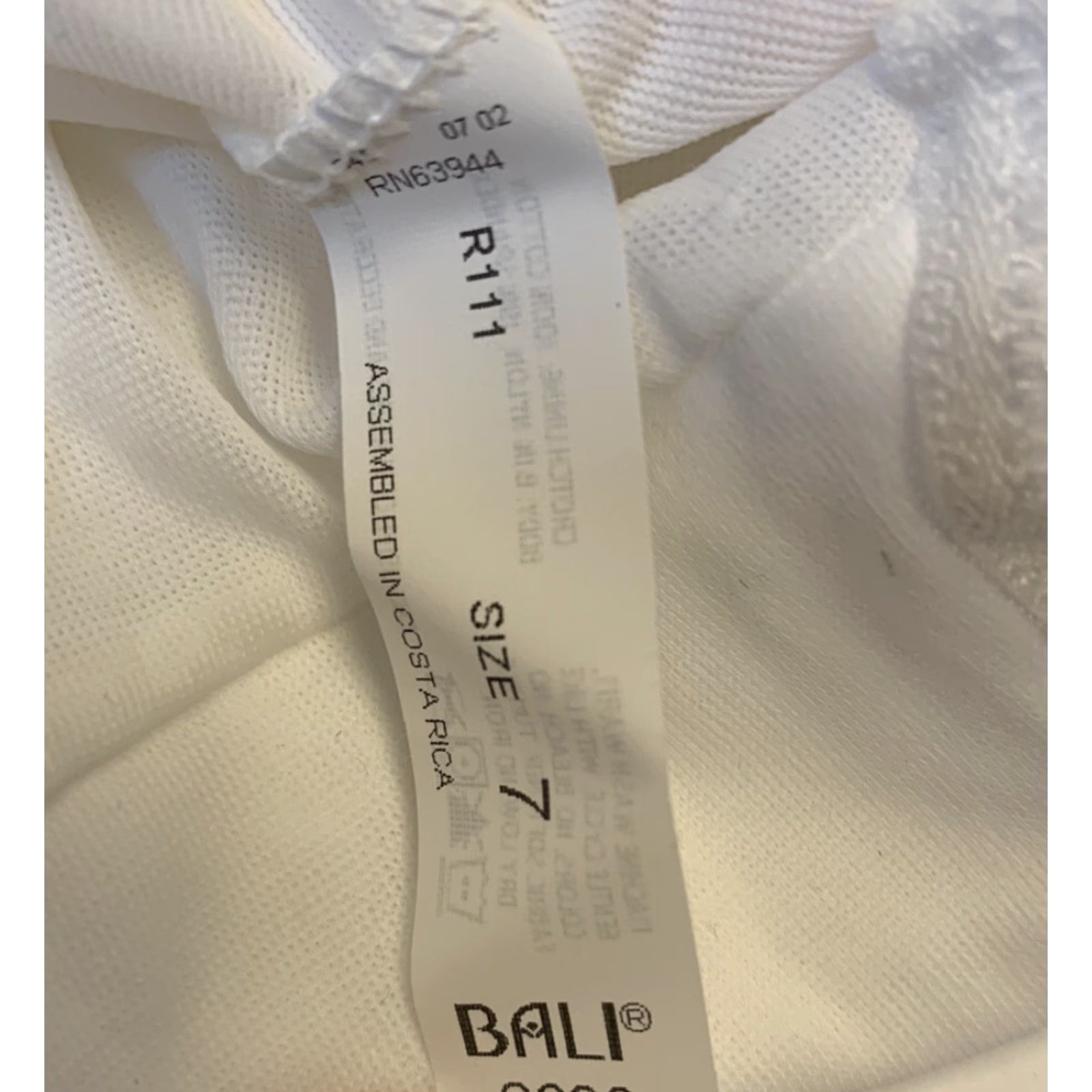 Vintage VINTAGE Bali Skimp Skamp High Waist Briefs Silky Nylon Panties Size 7 NEW NOS Size 28" / US 6 / IT 42 - 5 Thumbnail