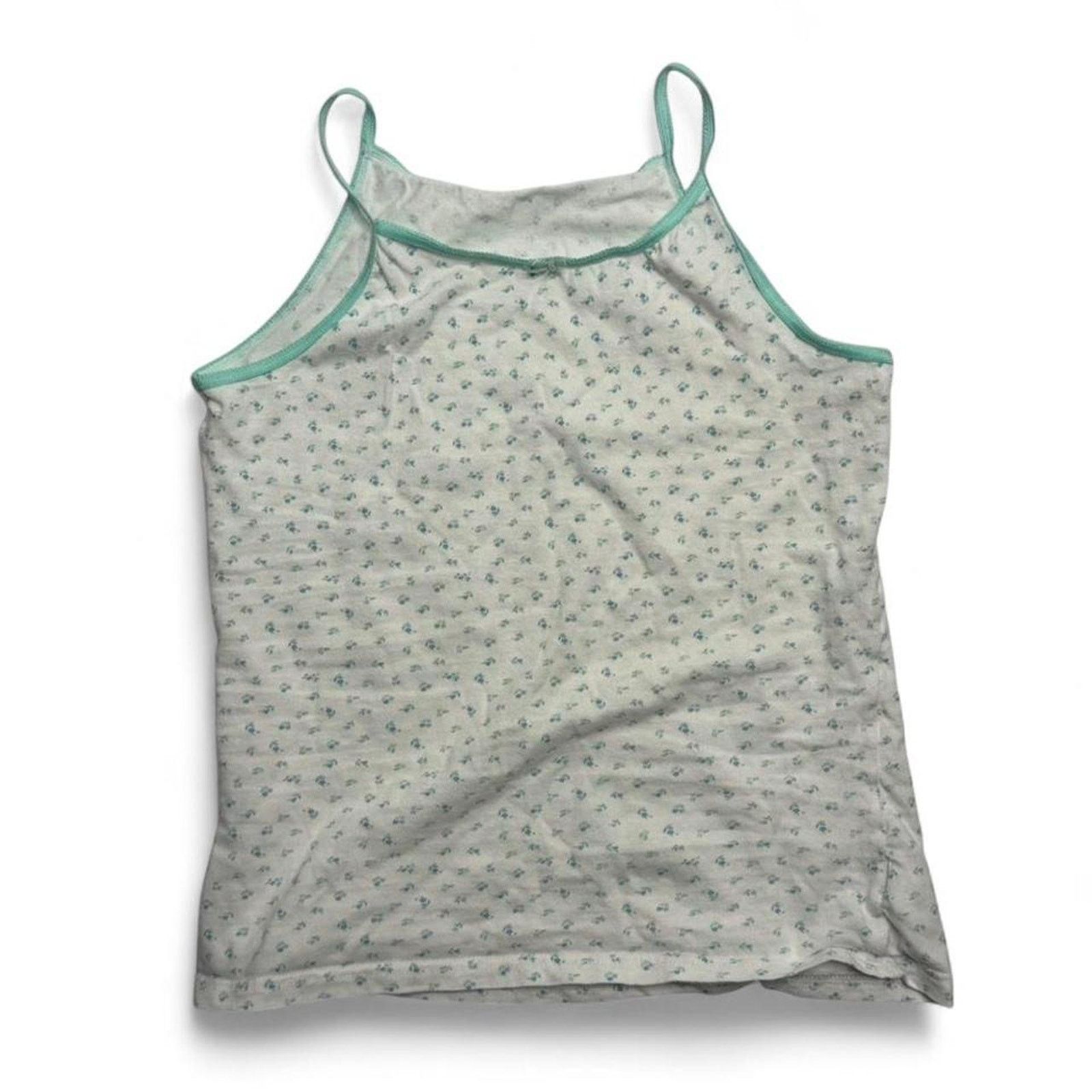 Other White and blue floral tank top size XS 100% cotton Size XS / US 0-2 / IT 36-38 - 3 Thumbnail