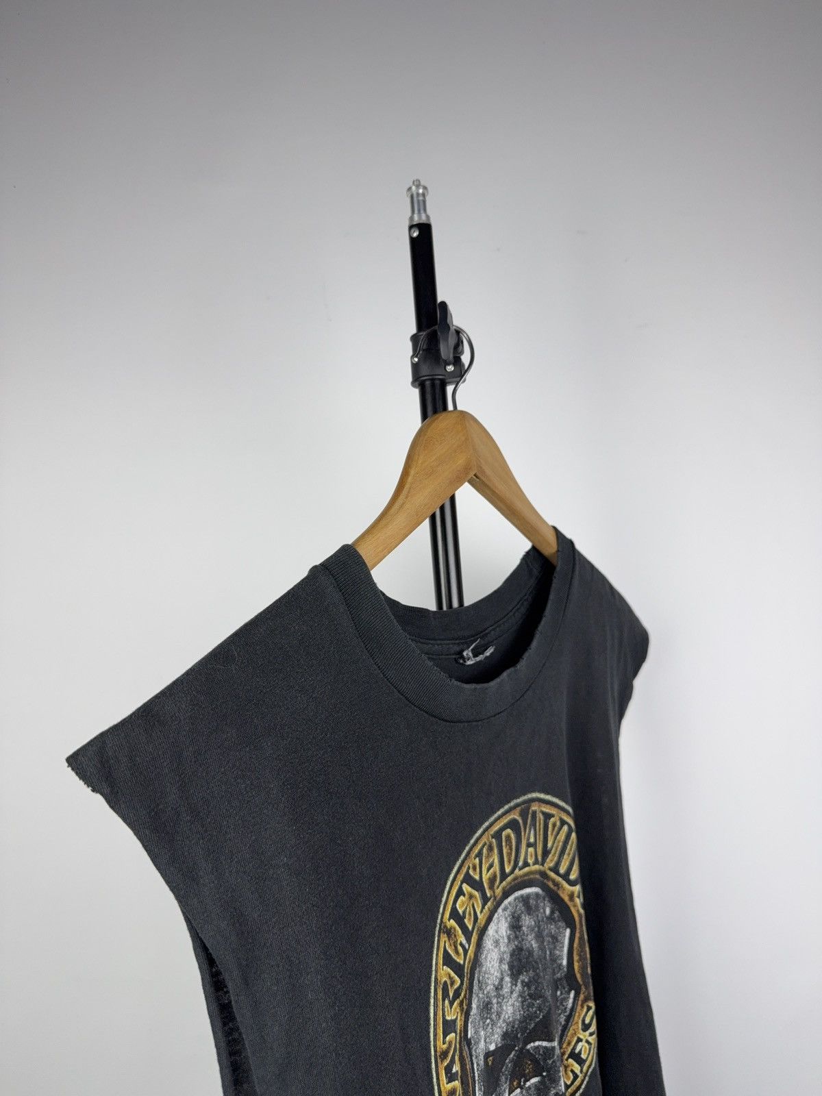 Harley Davidson 00s Harley-Davidson Skull Cutoff Tank Los Angeles VTG Tee Size US L / EU 52-54 / 3 - 5 Thumbnail