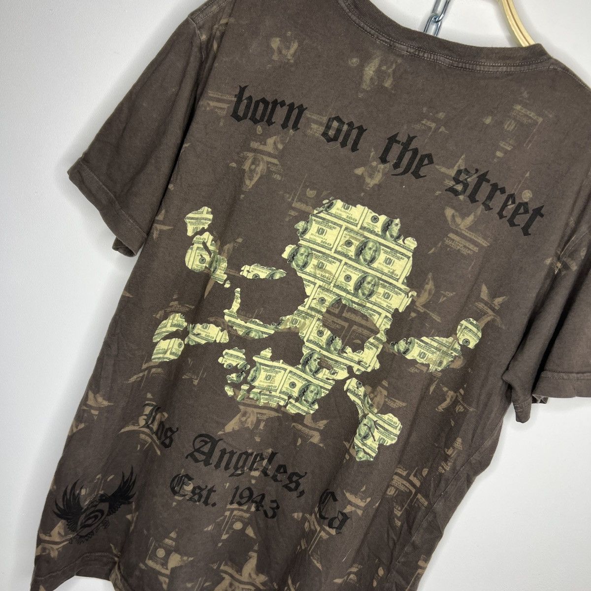 Christian Audigier × Ed Hardy × Vintage Vintage Smet By Christian Audigier Crazy Skull T-Shirt Size US M / EU 48-50 / 2 - 9 Thumbnail