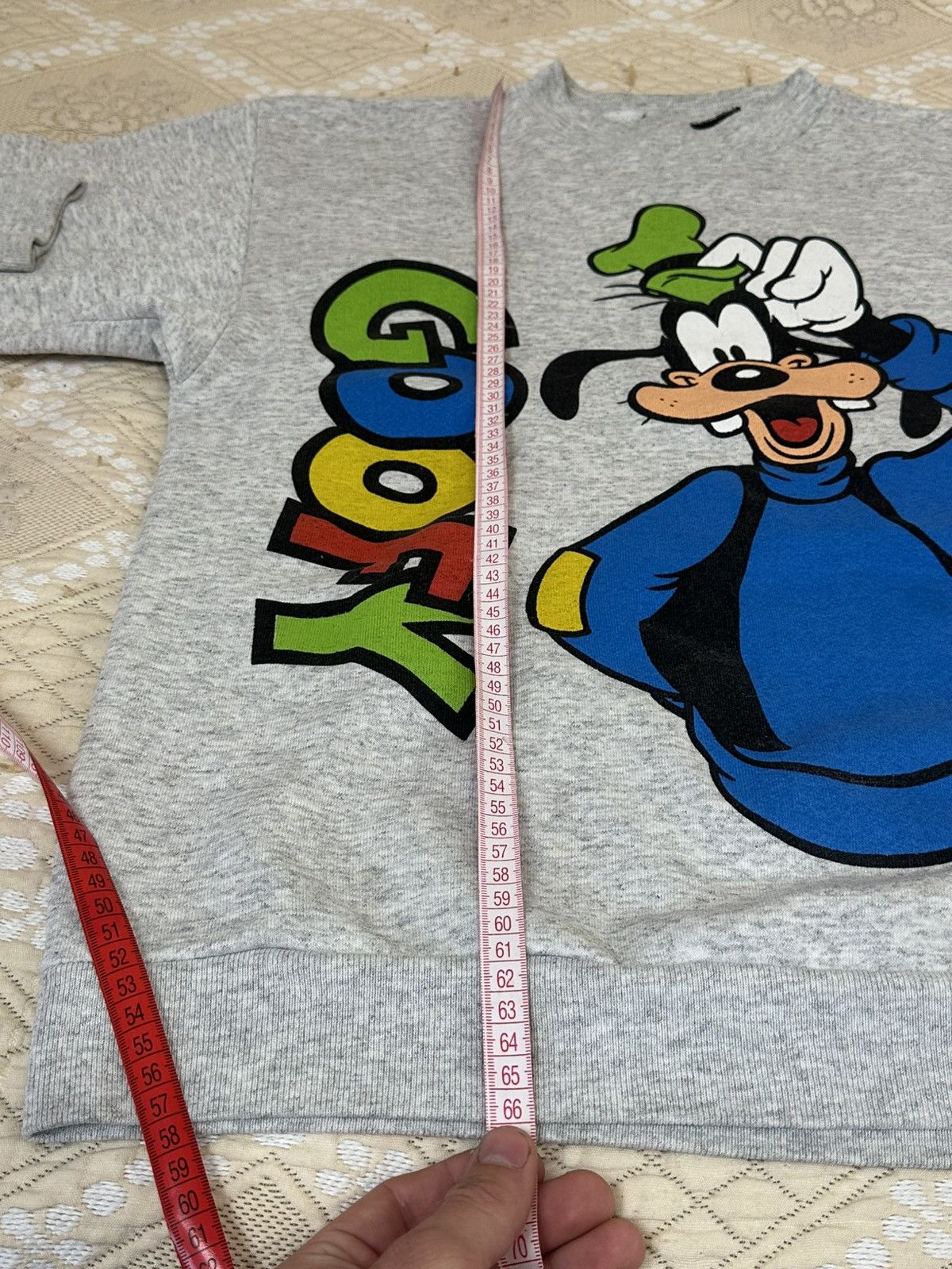 Disney 🔥 80s Disney Goofy Sweatshirt Pullover Warner Bros Cartoon Size US M / EU 48-50 / 2 - 12 Thumbnail