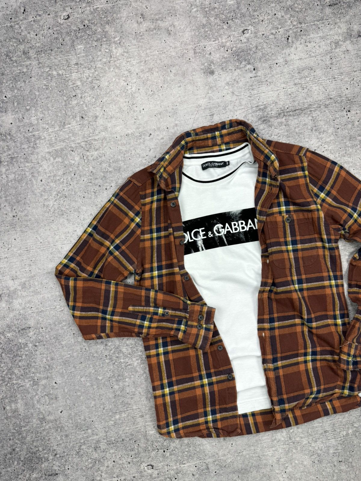 Designer × Vintage Vintage Y2K Plaid Flannel Checkered Shirt Travis Scott Style Size US XS / EU 42 / 0 - 2 Thumbnail