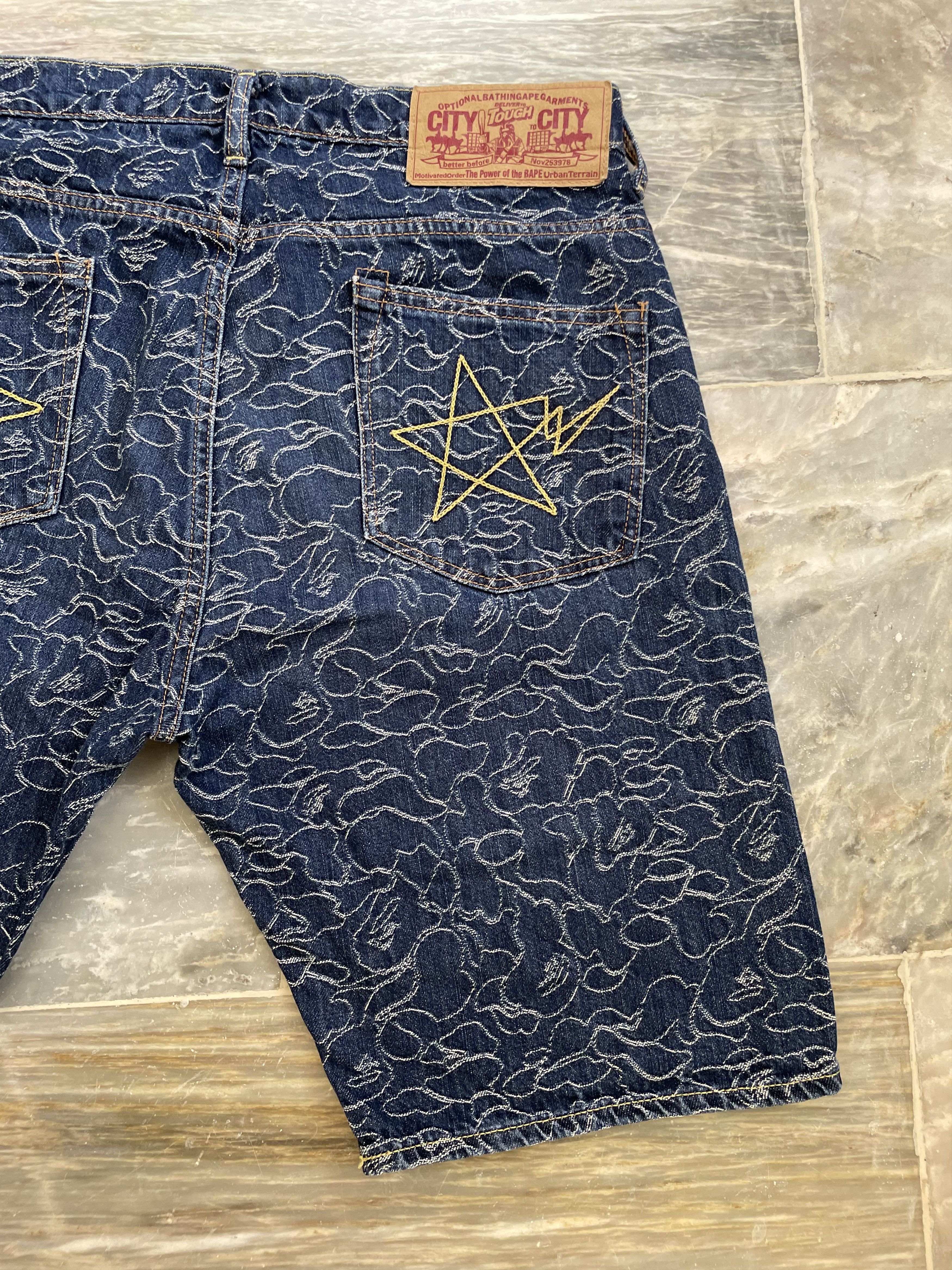 Bape Bape Pencil Camo Jorts Size US 33 - 2 Thumbnail