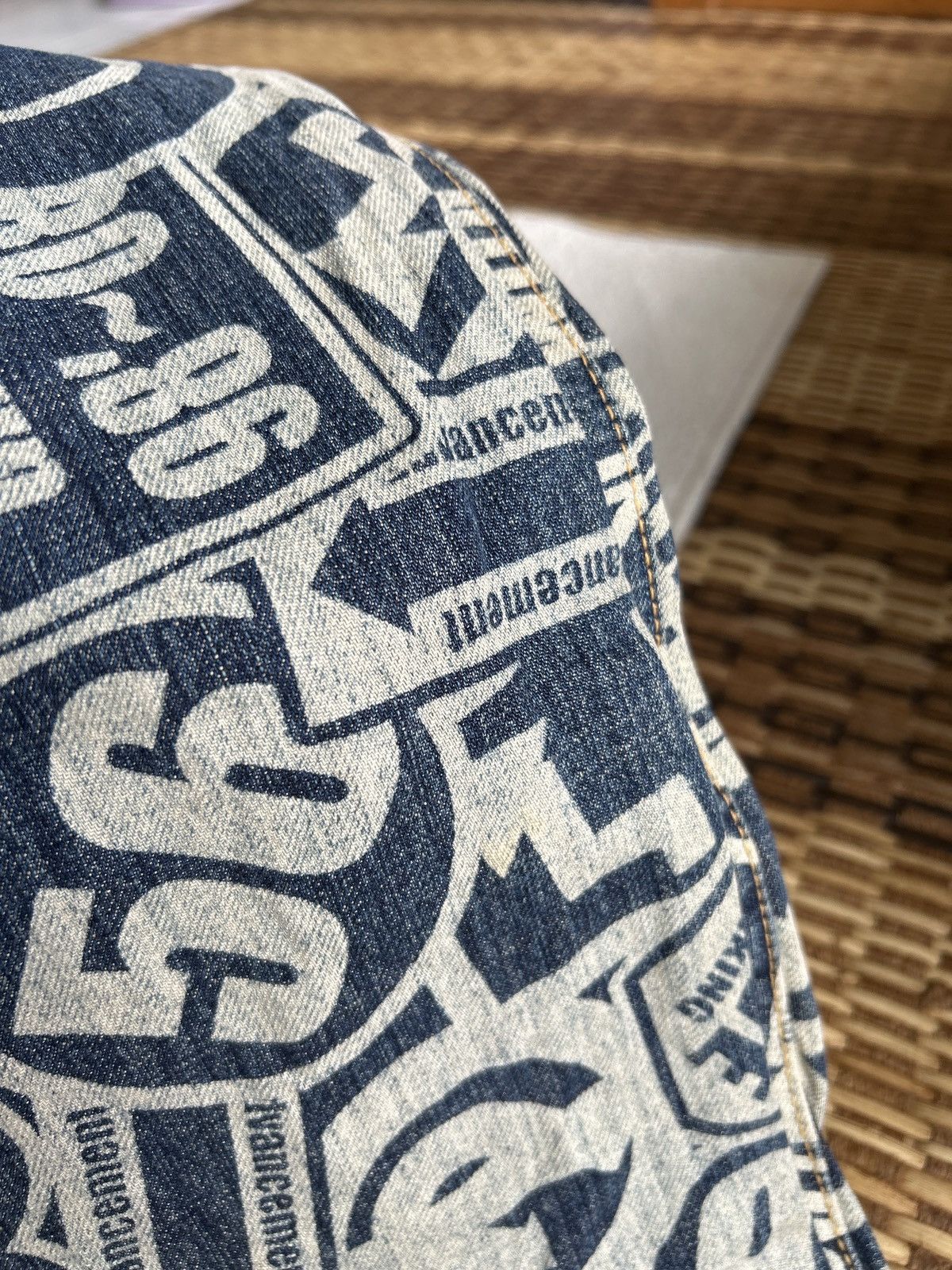 Japanese Brand × Kapital × Vintage Japanese Brand Co&Lu Hippies Style Smile Denim jeans Size US 30 / EU 46 - 13 Thumbnail