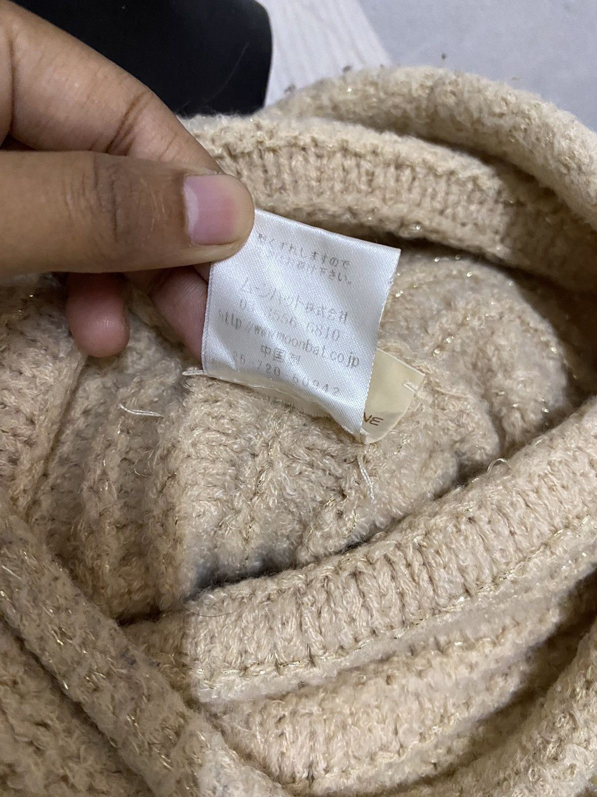 Japanese Brand Cypres Colline Knit Beanie Hat Size ONE SIZE - 6 Thumbnail
