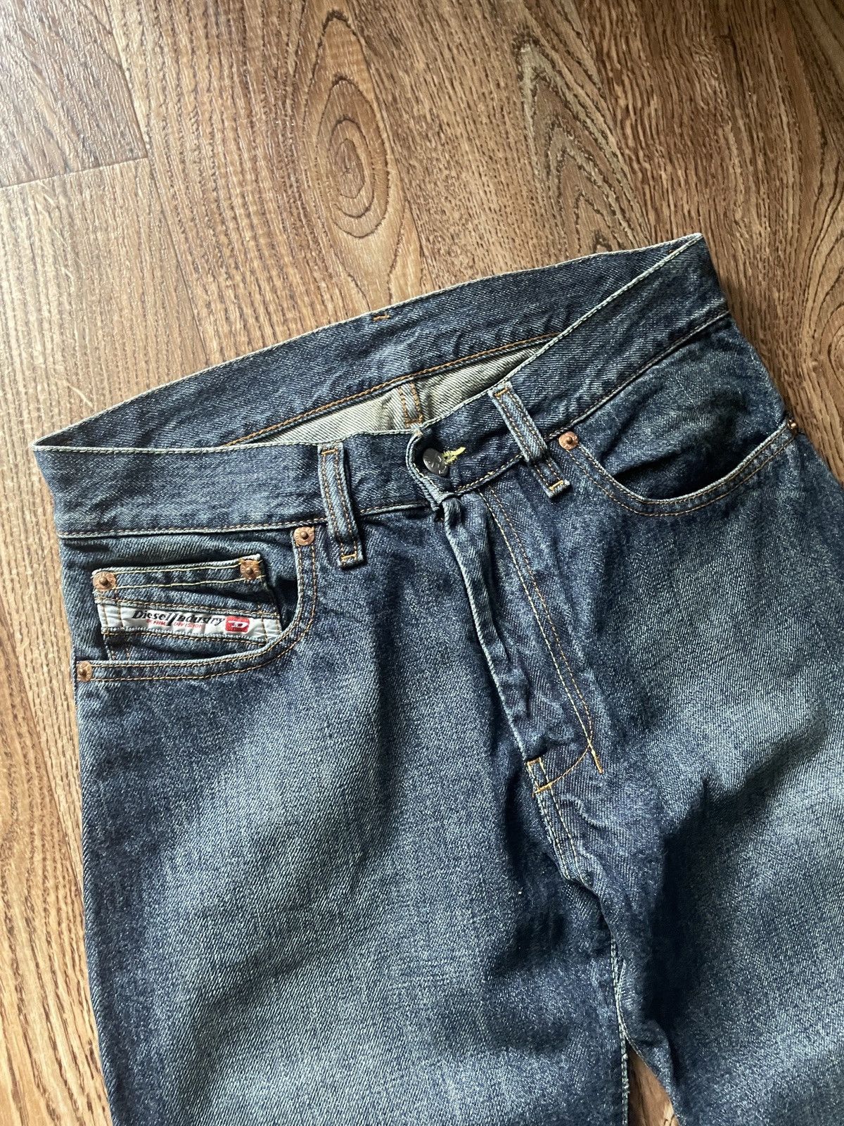 Diesel Archive Diesel Jeans Flared Washed Y2K Vintage 90s Hype rare Size 28" / US 6 / IT 42 - 3 Thumbnail