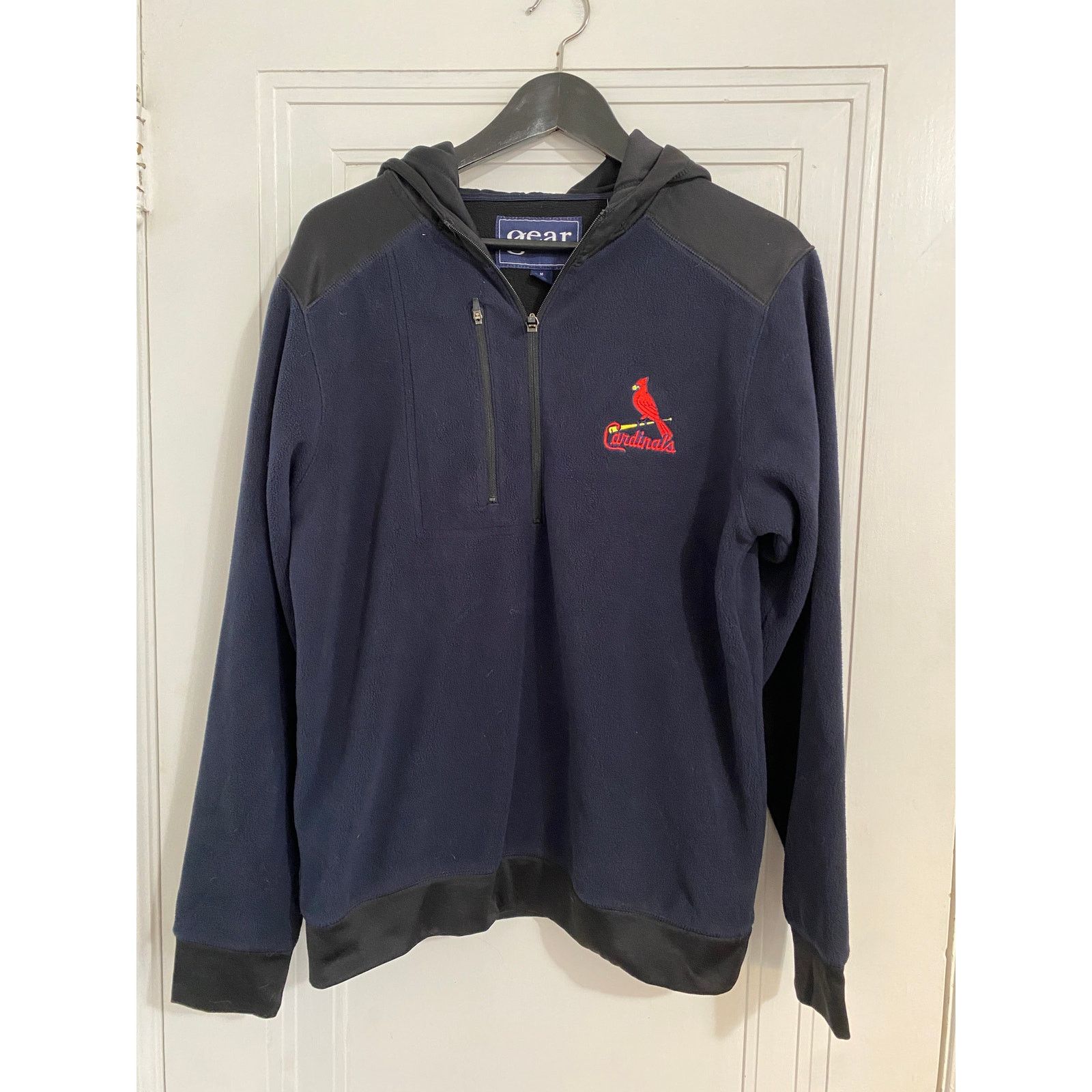 Gear for Sports St. Louis Cardinals Blue and Red Fleece 1/4-Zip Size Medium Size US M / EU 48-50 / 2 - 1 Thumbnail