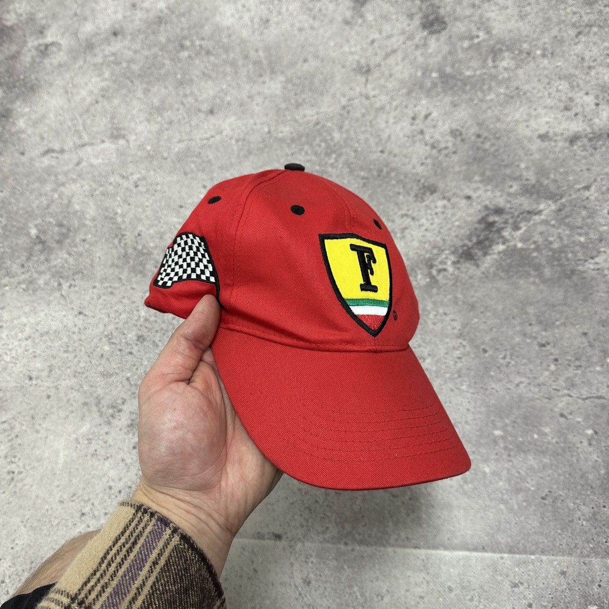 Ferrari Vintage 90s Formula 1 Ferrari cap Made in Italy racing y2k Size ONE SIZE - 1 Thumbnail