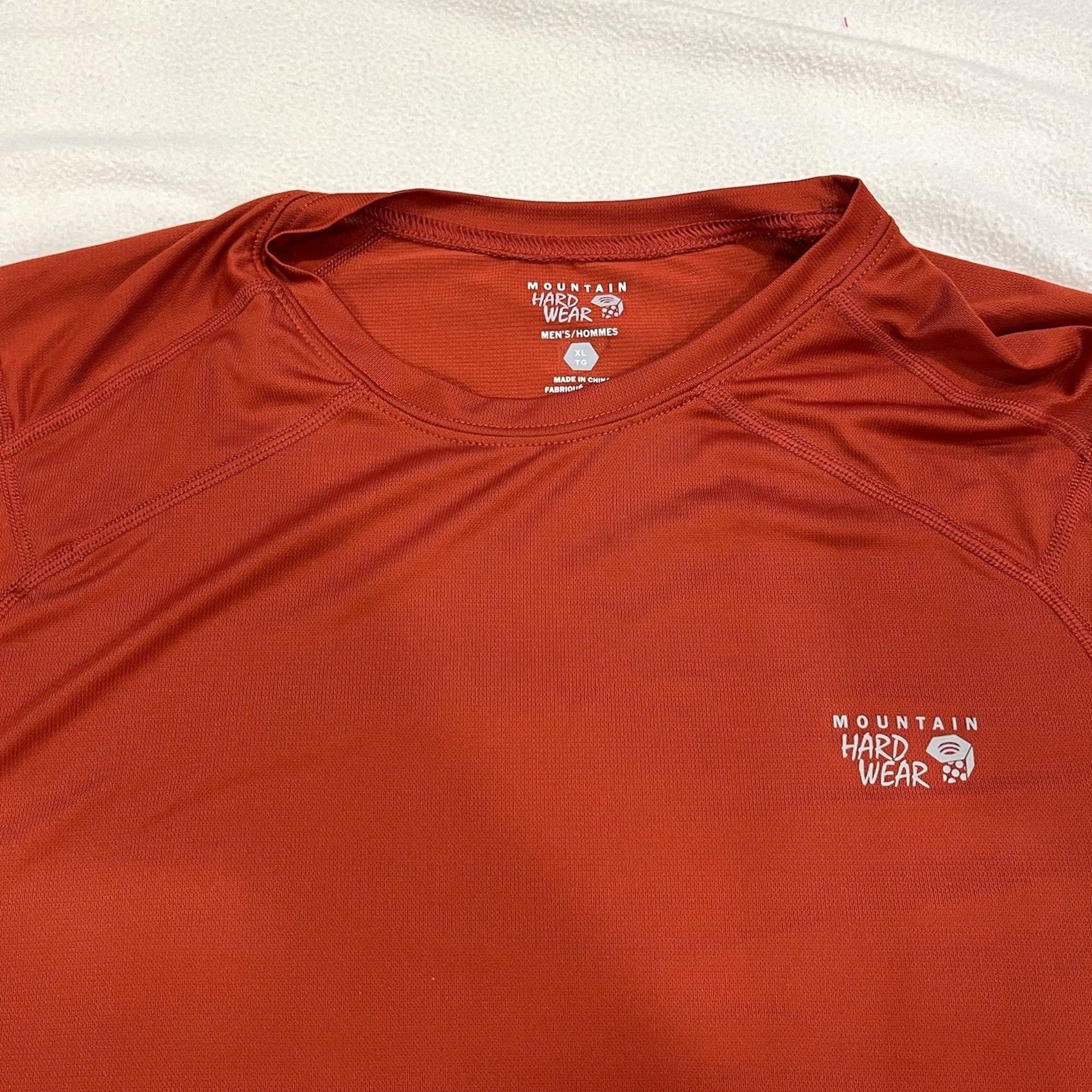 Mountain Hardwear Mountain Hardwear Shirt Mens XL Orange Long Sleeve Activewear Cross Training Hiking Running Gym & Training Walking Size US XL / EU 56 / 4 - 3 Thumbnail