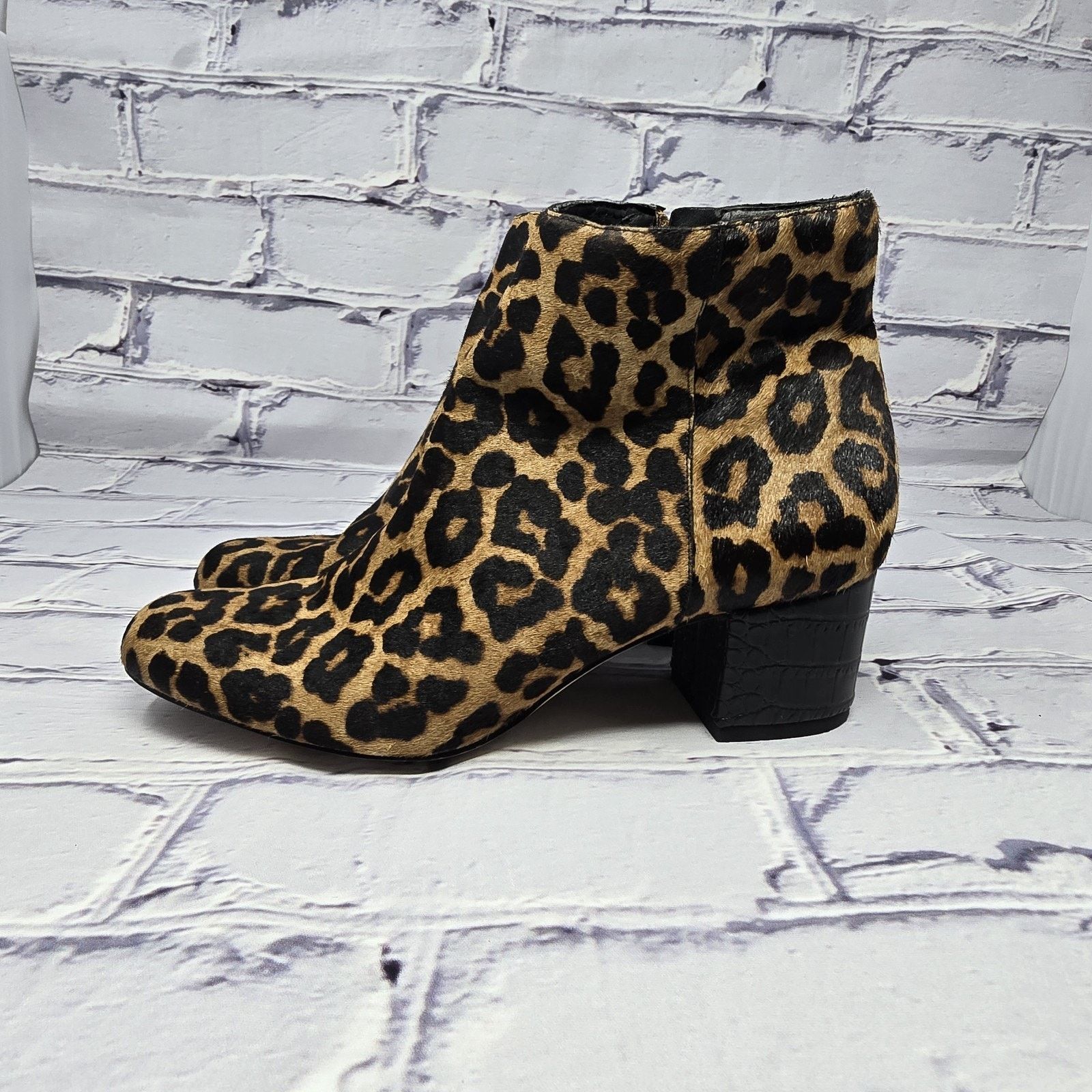 Sam Edelman Sam Edelman Edith Bootie Leopard Print Size 8.5 Booties Size US 8.5 / IT 38.5 - 1 Thumbnail