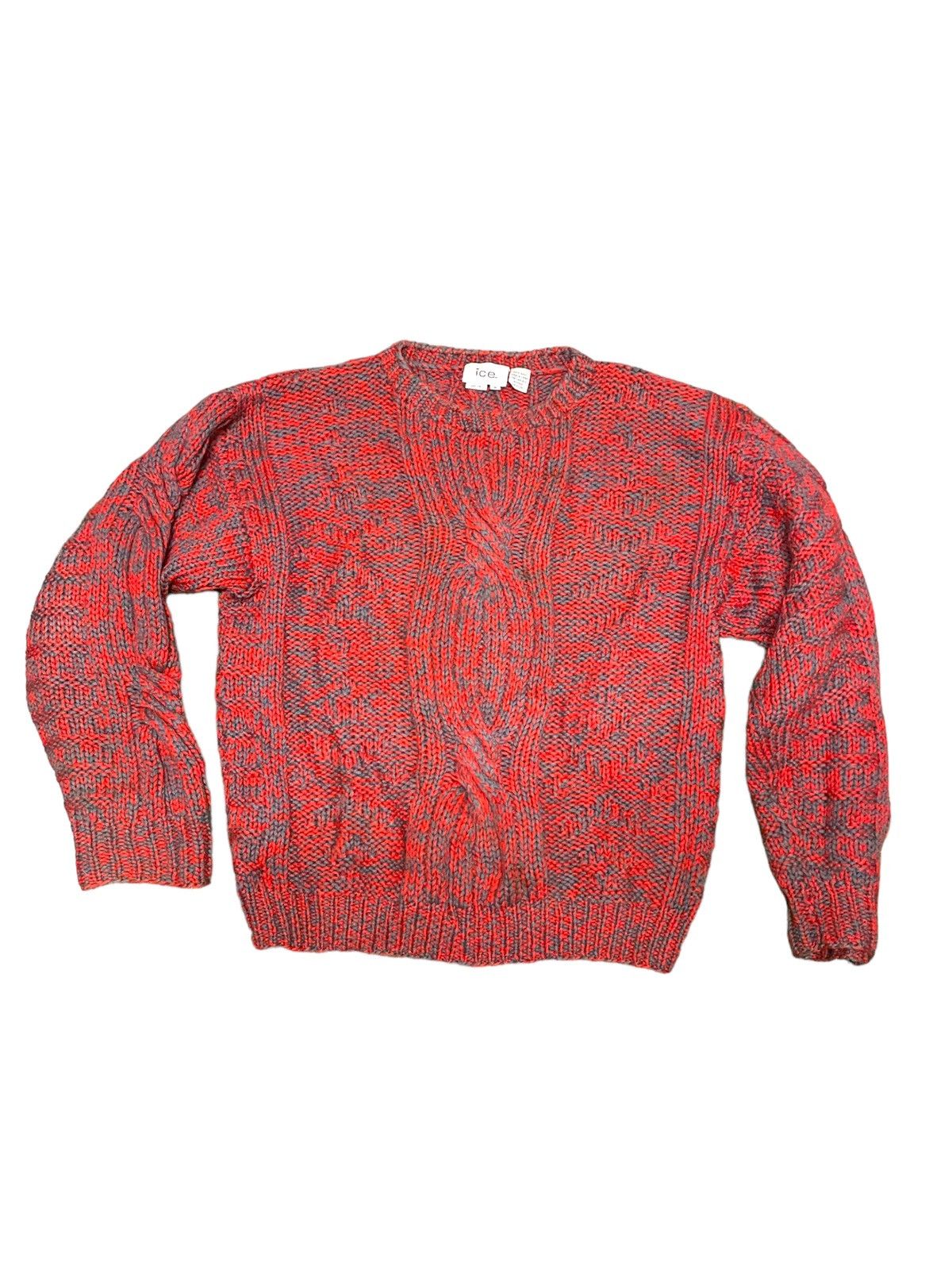 Vintage Vintage 100% Wool Hand Knit Sweater Size US M / EU 48-50 / 2 - 1 Thumbnail