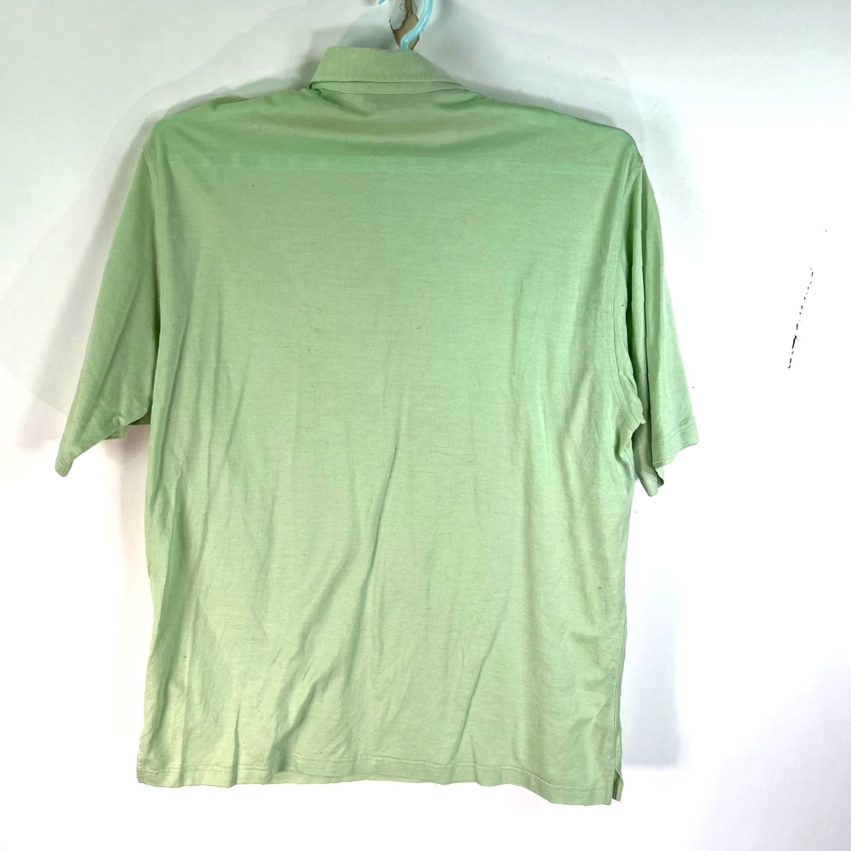 Vintage Bobby Jones Polo Shirt Mens Size L Green 100% Cotton Short Sleeve Knit Classic Golf Polo Mens Green Size US L / EU 52-54 / 3 - 4 Thumbnail