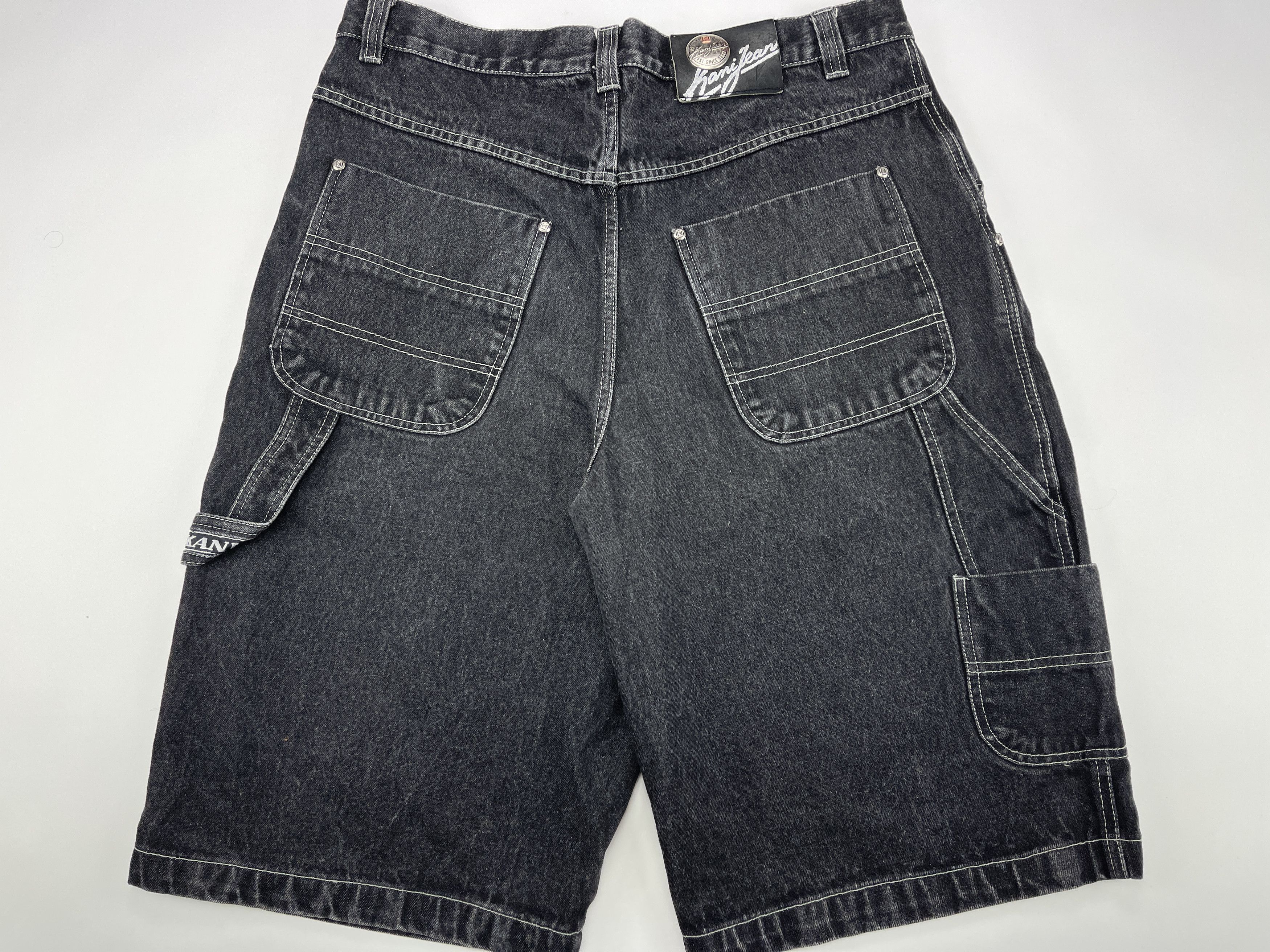 Karl Kani KARL KANI shorts, vintage hip hop baggy jeans, 90s size W 36 Size US 36 / EU 52 - 1 Thumbnail