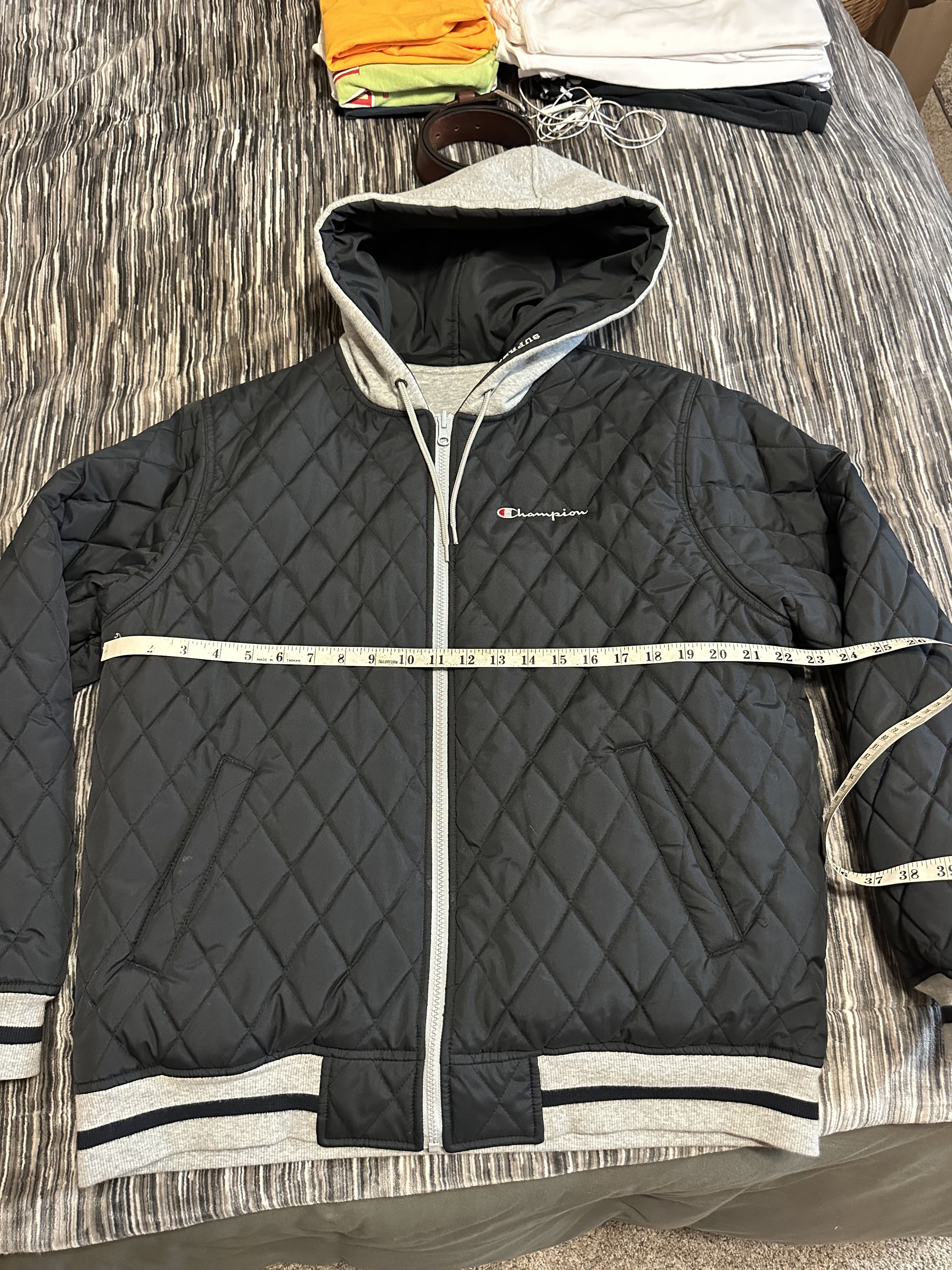 Champion × Supreme SUPREME Champion 2014 Reversible Zip up hoodie Jacket Black Size US L / EU 52-54 / 3 - 8 Thumbnail