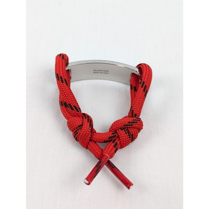Balenciaga o1rshd1 Q:3 / Size: OS / Plaque Bracelet in Red Size ONE SIZE - 6 Thumbnail
