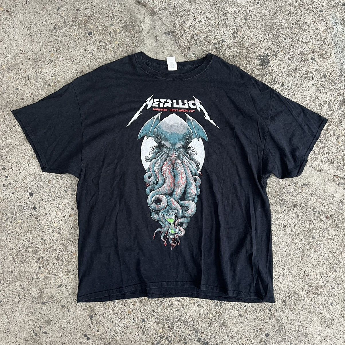 Metallica × Vintage Metallica Worldwide Tour T shirt Band tee Size US XL / EU 56 / 4 - 1 Thumbnail