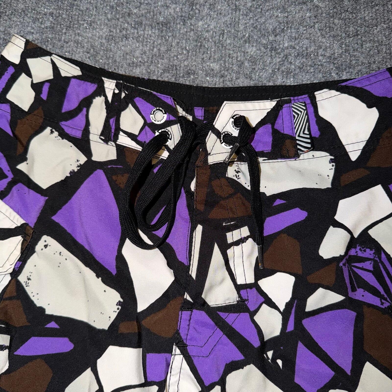 Volcom Volcom Purple Surf Board Shorts Mens SM 29 VTG Y2K 90s Rare Size US 30 / EU 46 - 3 Thumbnail