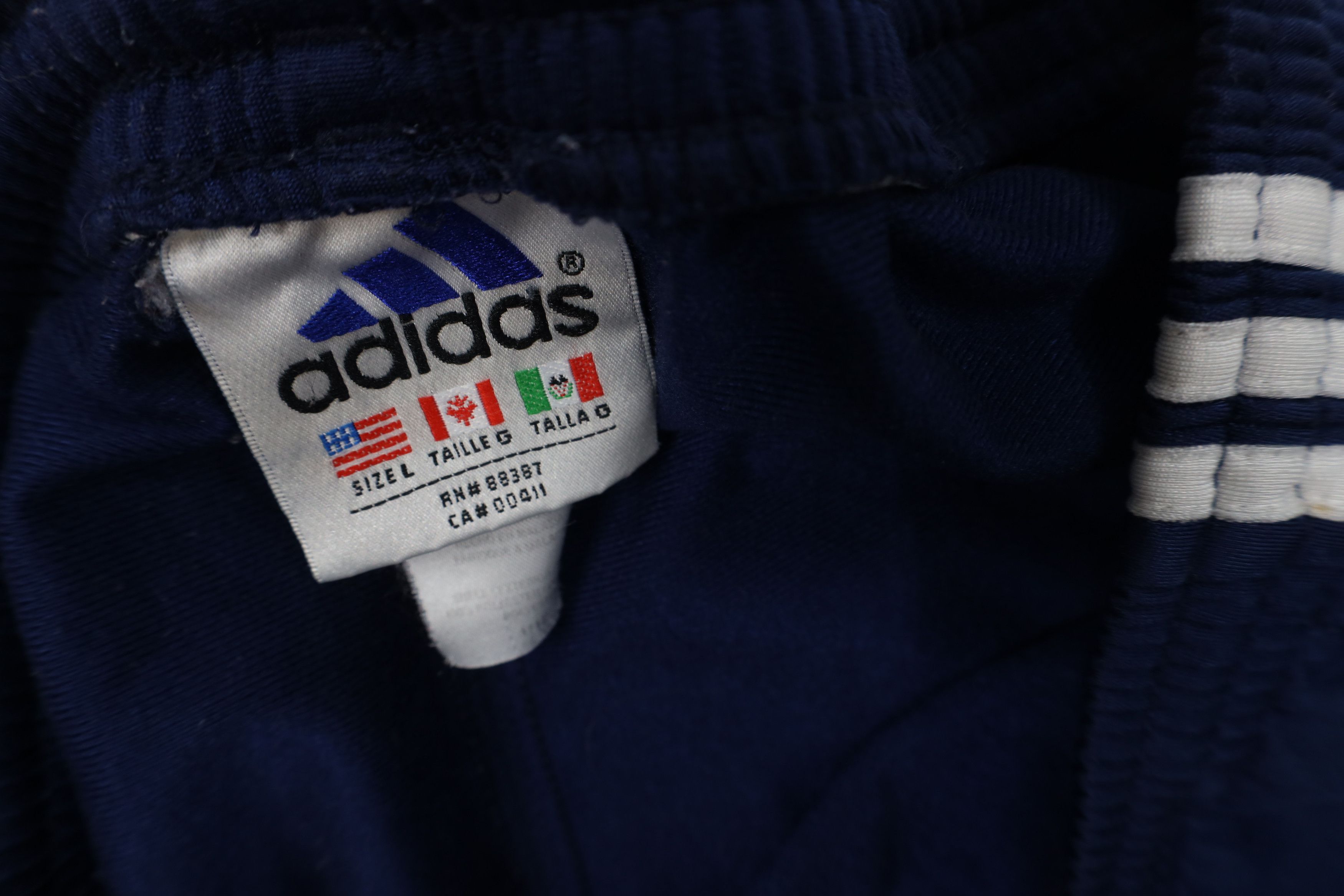 Adidas Vintage 90s Y2K Adidas Tapered Leg Soccer Warm Up Pants Size US 36 / EU 52 - 7 Thumbnail