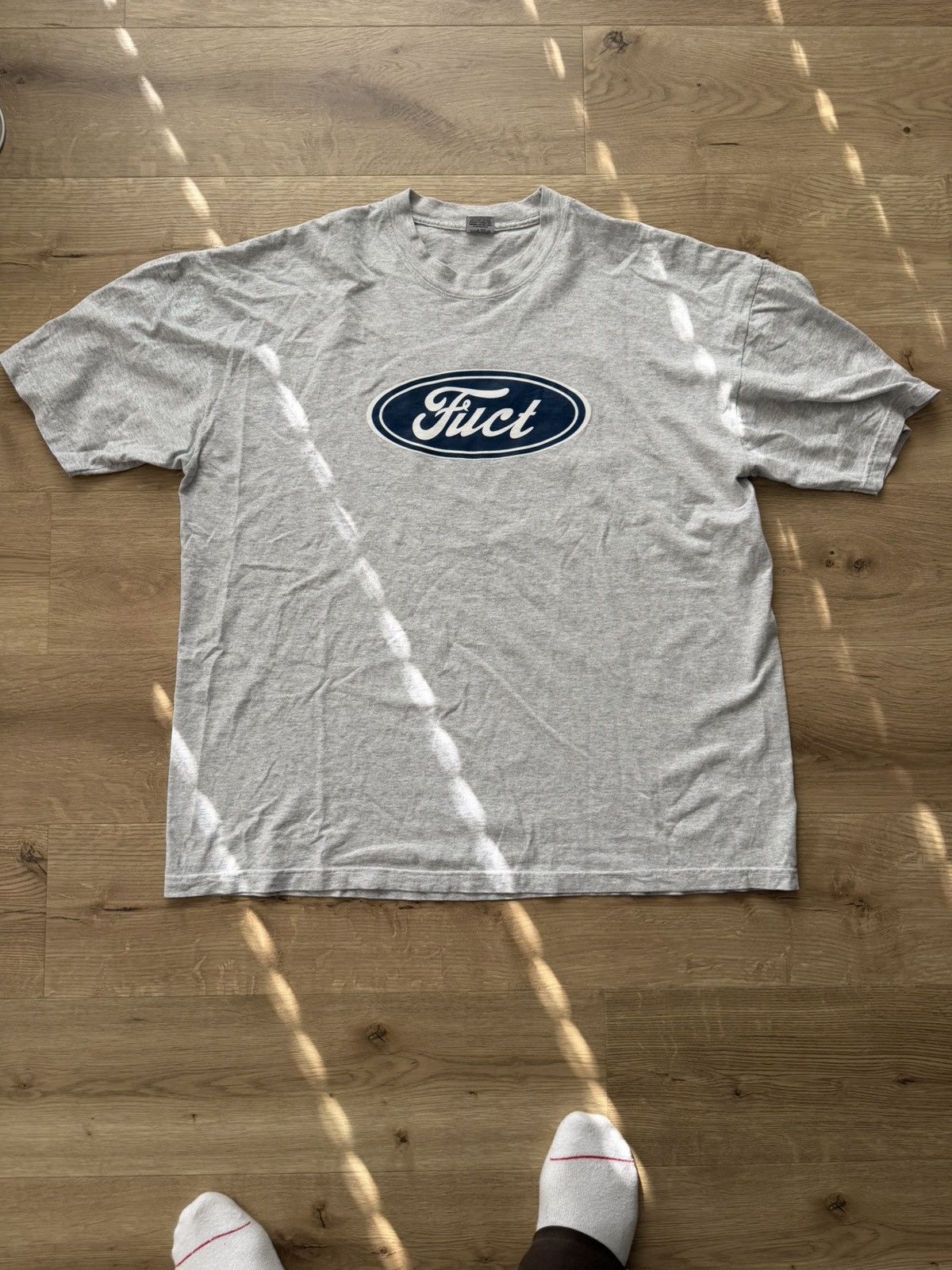 FUCT Fuct Oval Parody Logo Tee | Grailed