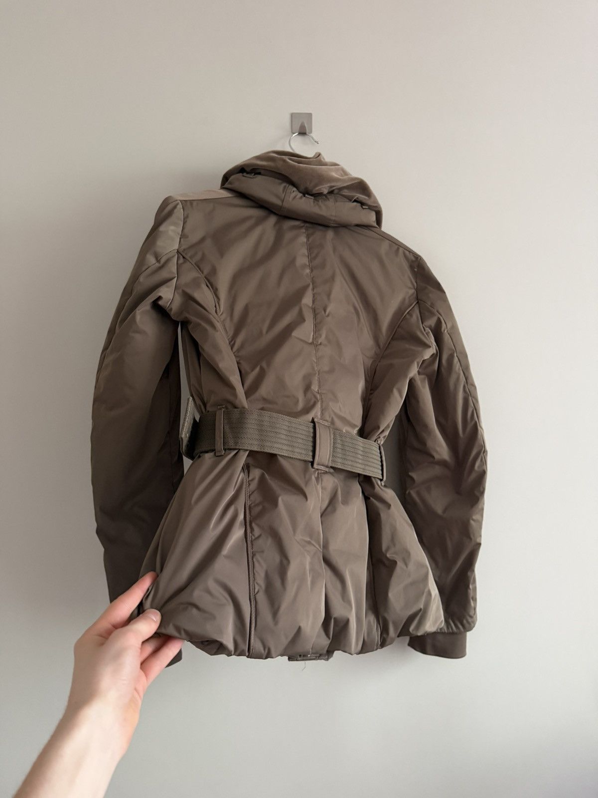 Marithe + Francois Girbaud Marithé François Girbaud Belted Puffer Jacket Taupe Size M / US 6-8 / IT 42-44 - 5 Thumbnail