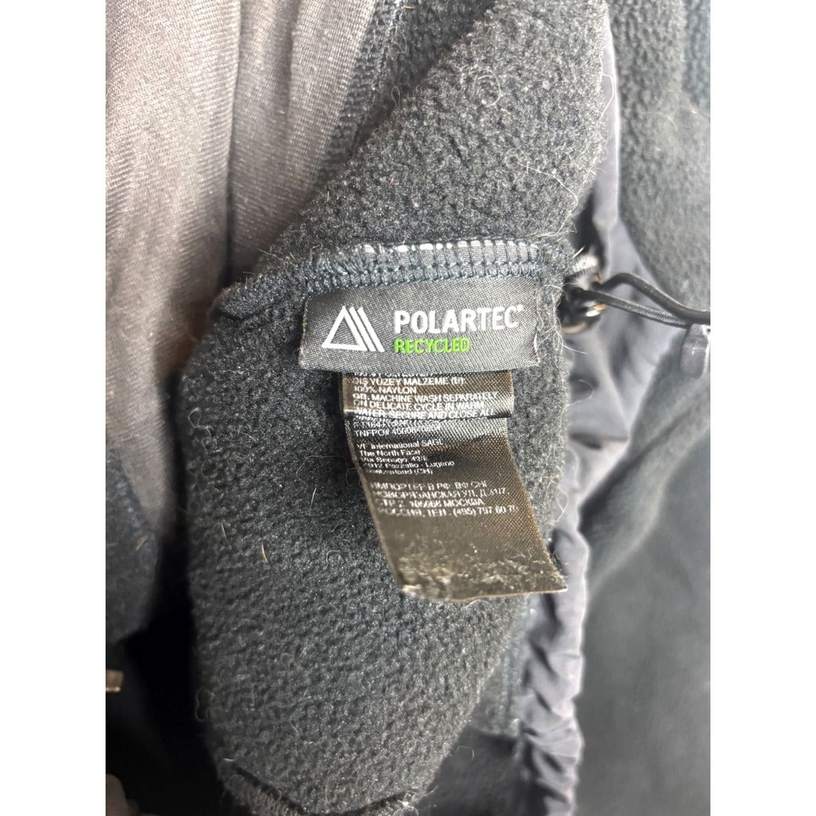 The North Face The North Face Denali Jacket Hoodie Regular Black 5990 Women's M Full Zip Fleece Logo Embroidered Mid-Length Jacket Size M / US 6-8 / IT 42-44 - 6 Thumbnail