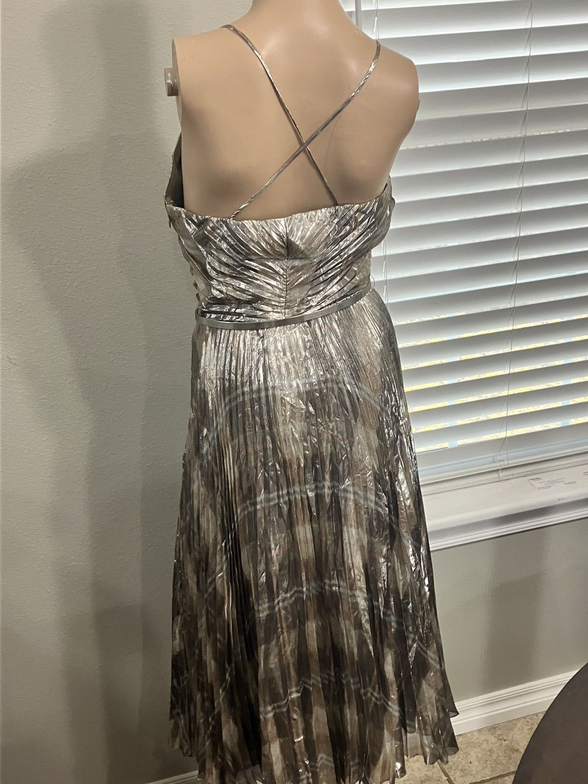 Ralph Lauren NWT Ralph Lauren Purple Label Plaid Pleated Silk Size 2 Size XS / US 0-2 / IT 36-38 - 10 Thumbnail
