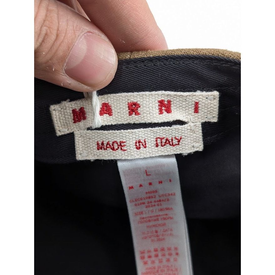Marni o1rshd1 Q:2 / Size: L / Lightweight Colored Denim Cap / Hat Size ONE SIZE - 17 Thumbnail