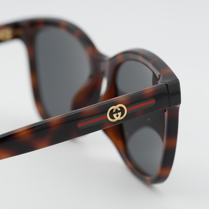 Gucci Gucci GG1984SK 002 Unisex Sunglasses Havana Square Frame Size ONE SIZE - 2 Thumbnail