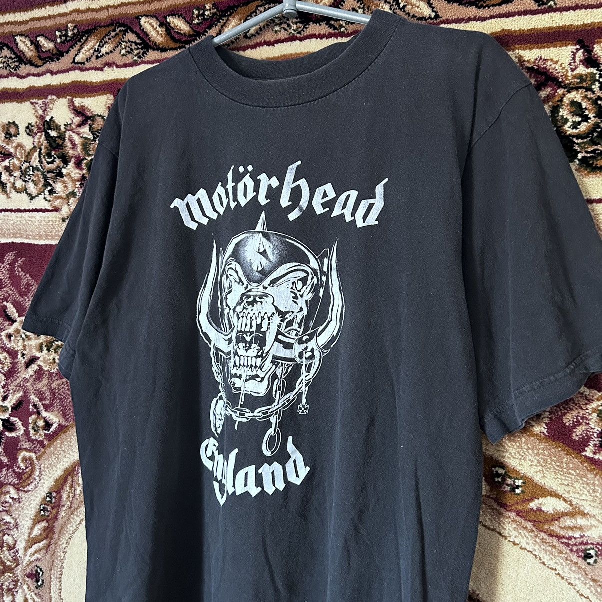 Hysteric Glamour Grail VINTAGE MOTORHEAD ENGLAND WARPING TEE BIG LOGO Size US XL / EU 56 / 4 - 3 Thumbnail