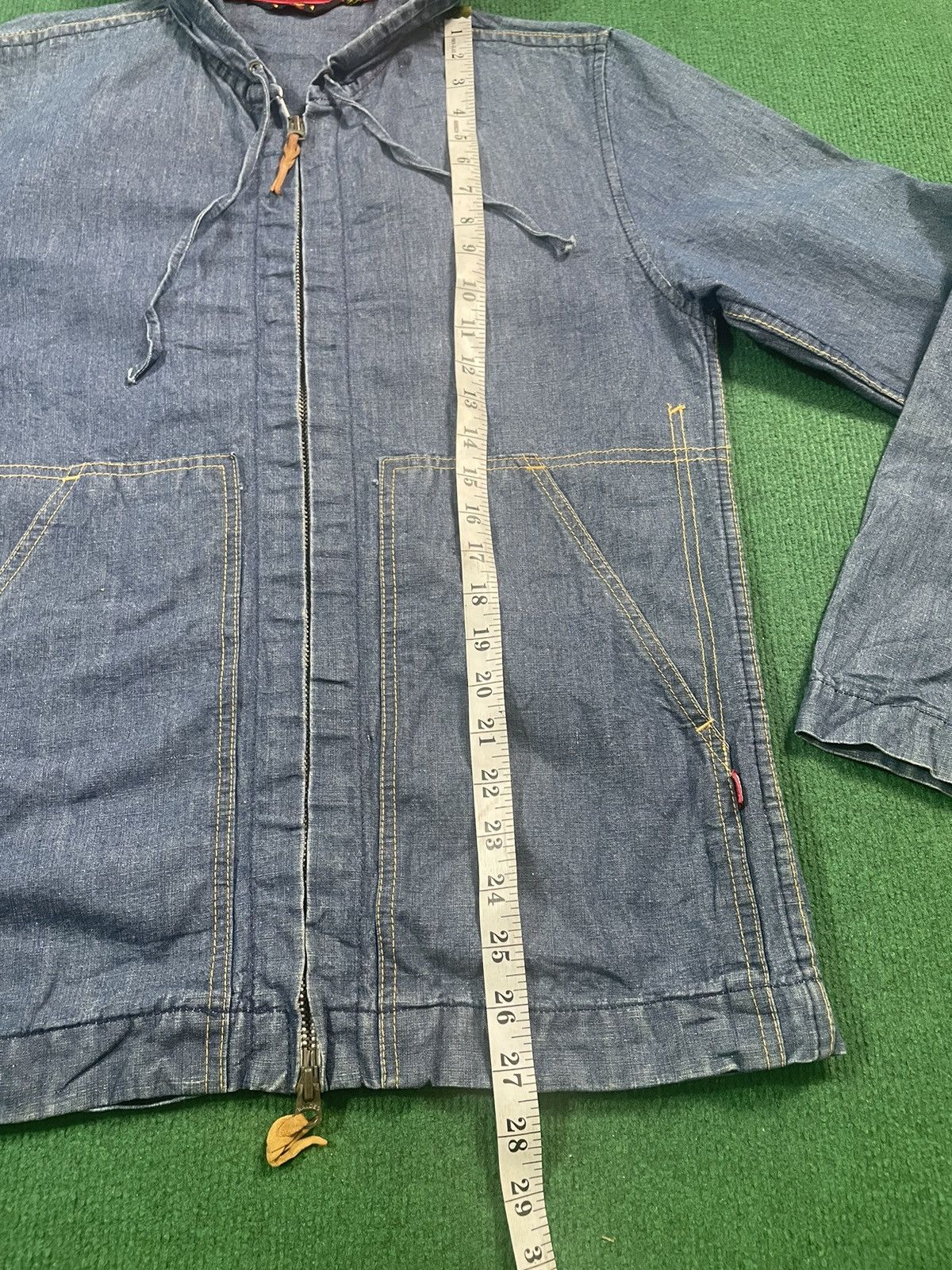 Japanese Brand Vintage Skull Jeans Hoodie With Waldes Zipper Size US M / EU 48-50 / 2 - 16 Thumbnail