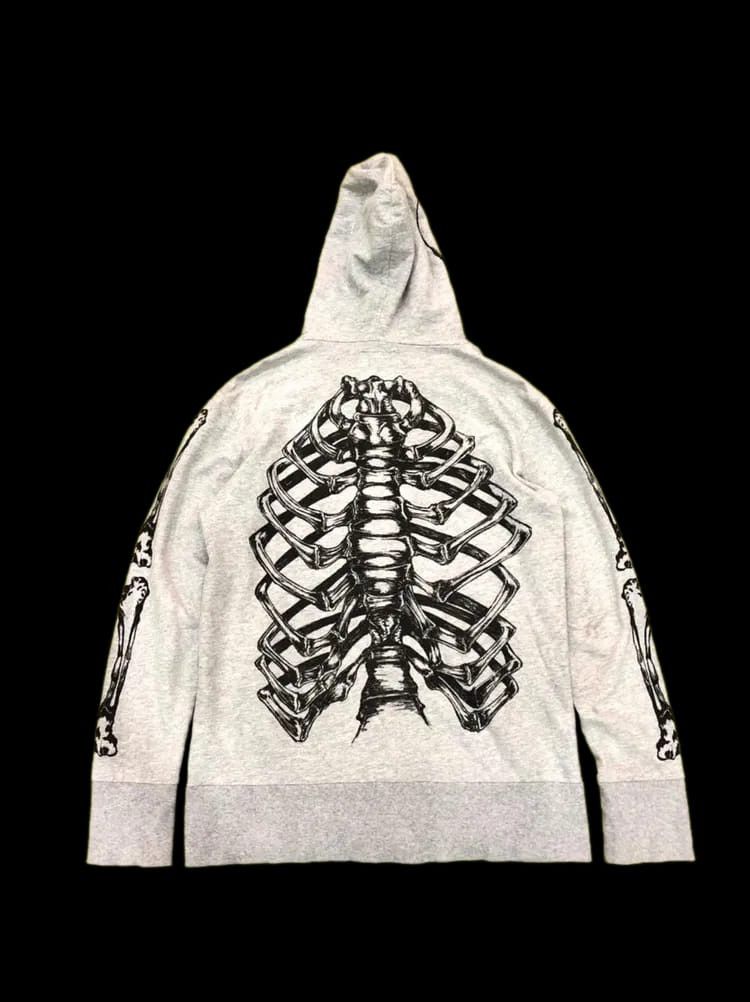 Japanese Brand Glad News Skeleton Ifsixwasnine Hoodie Size US M / EU 48-50 / 2 - 6 Thumbnail